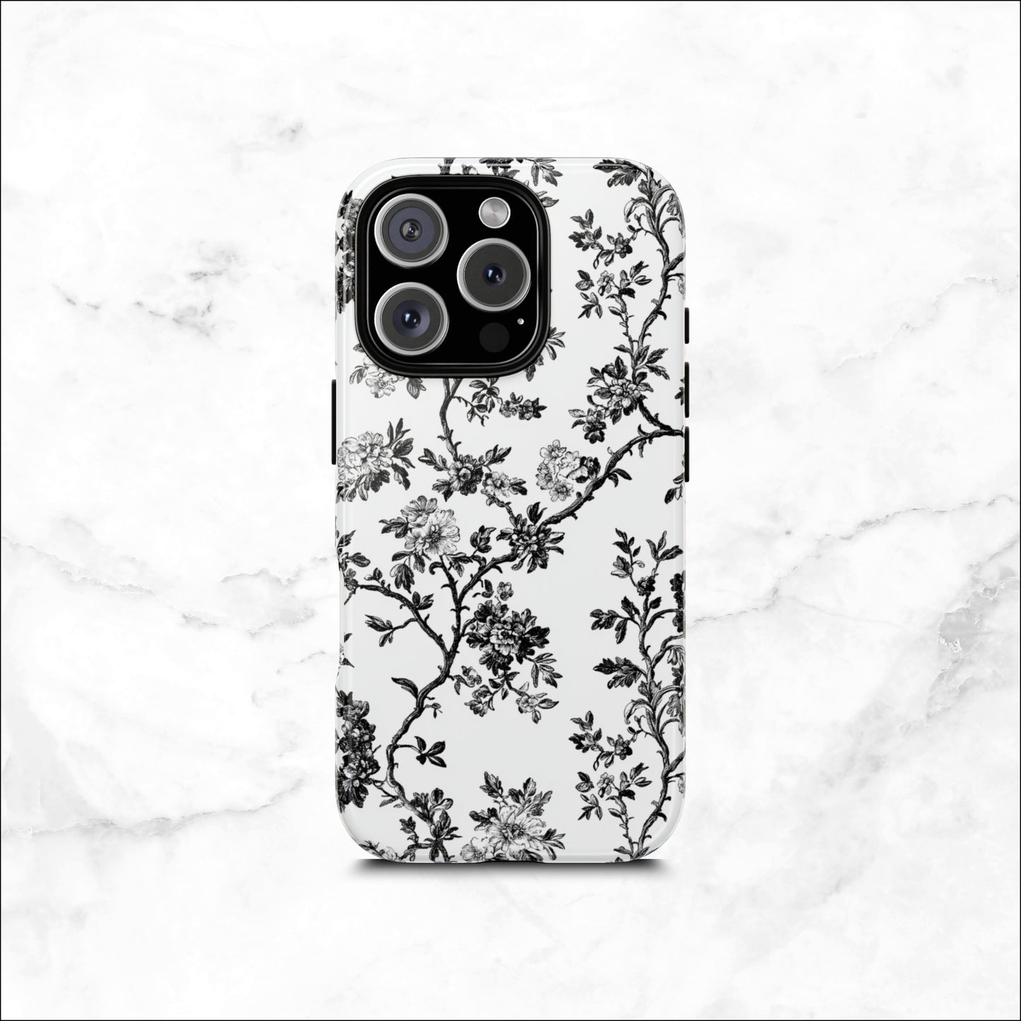 Adorned Toile - iPhone Case Phone Case-aesthetic phone case-shockproof phone case-cute phone case-designer phone case-elegant phone case-luxury phone case-phone accessories-fashion accessory