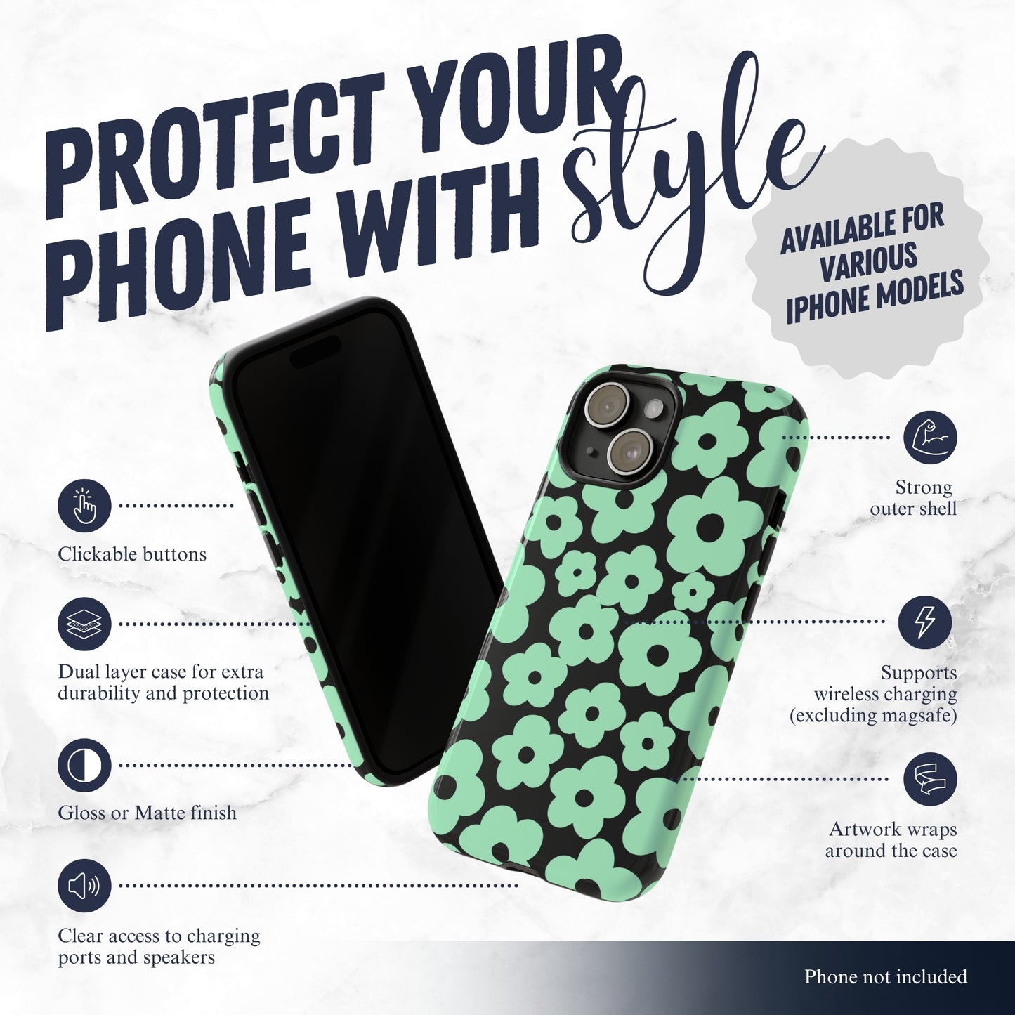 Long Weekend - iPhone Case Phone Case-aesthetic phone case-shockproof phone case-cute phone case-designer phone case-elegant phone case-luxury phone case-phone accessories-fashion accessory