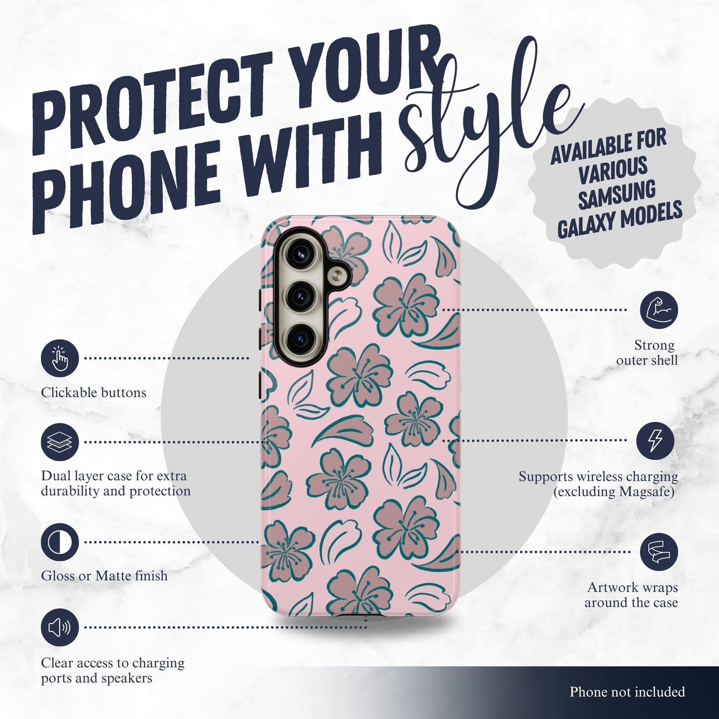 Lazy Afternoon - Samsung Galaxy Case Phone Case-aesthetic phone case-shockproof phone case-cute phone case-designer phone case-elegant phone case-luxury phone case-phone accessories-fashion accessory