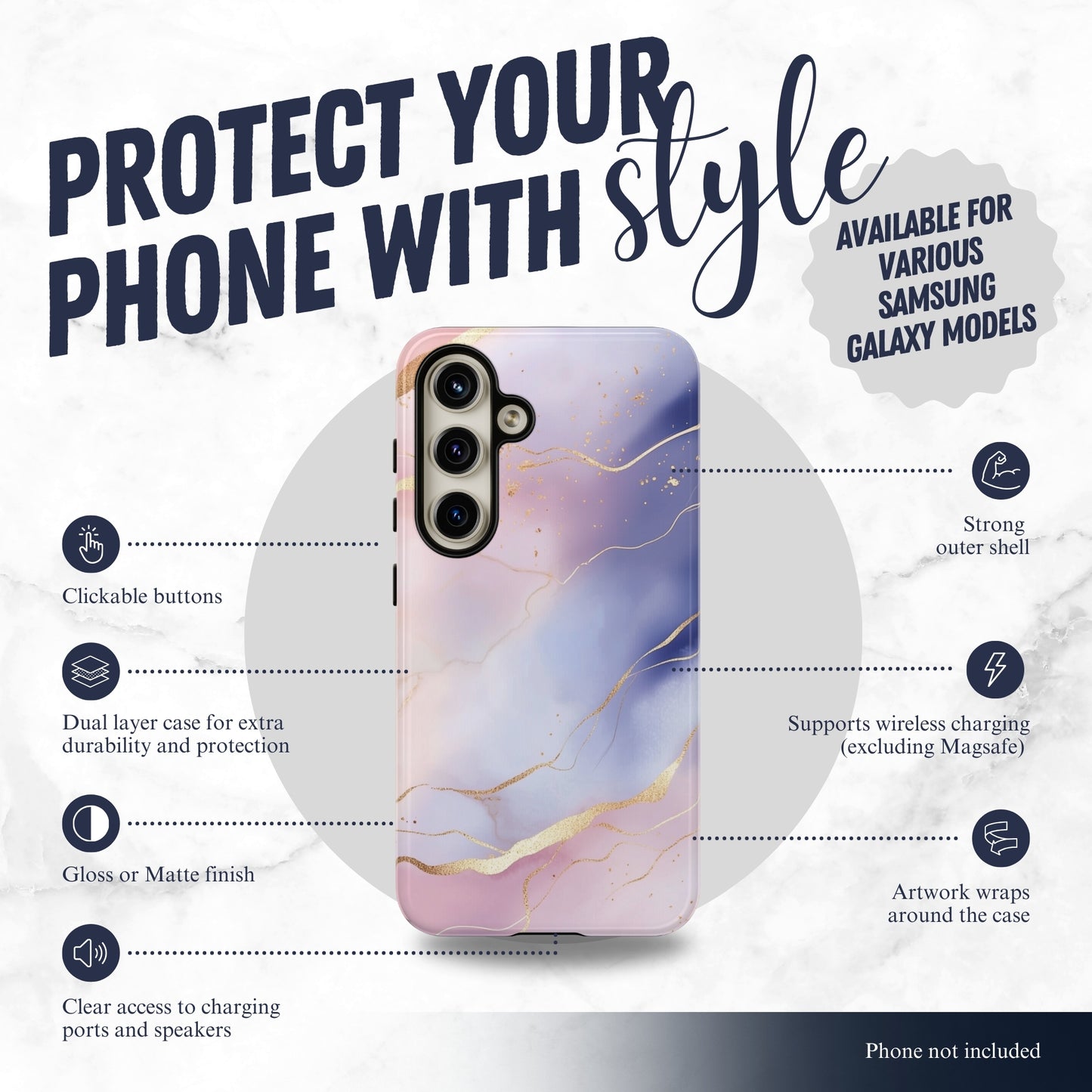 Bubblegum - Samsung Galaxy Case Phone Case-aesthetic phone case-shockproof phone case-cute phone case-designer phone case-elegant phone case-luxury phone case-phone accessories-fashion accessory