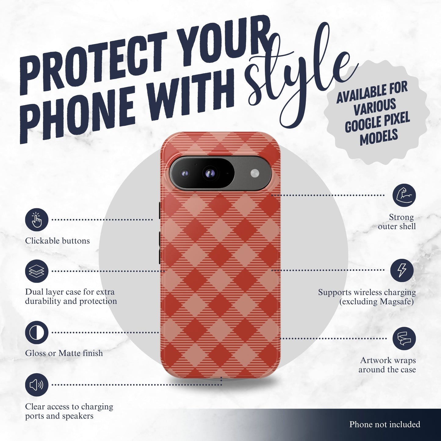 Picnic Day - Google Pixel Case Phone Case-aesthetic phone case-shockproof phone case-cute phone case-designer phone case-elegant phone case-luxury phone case-phone accessories-fashion accessory