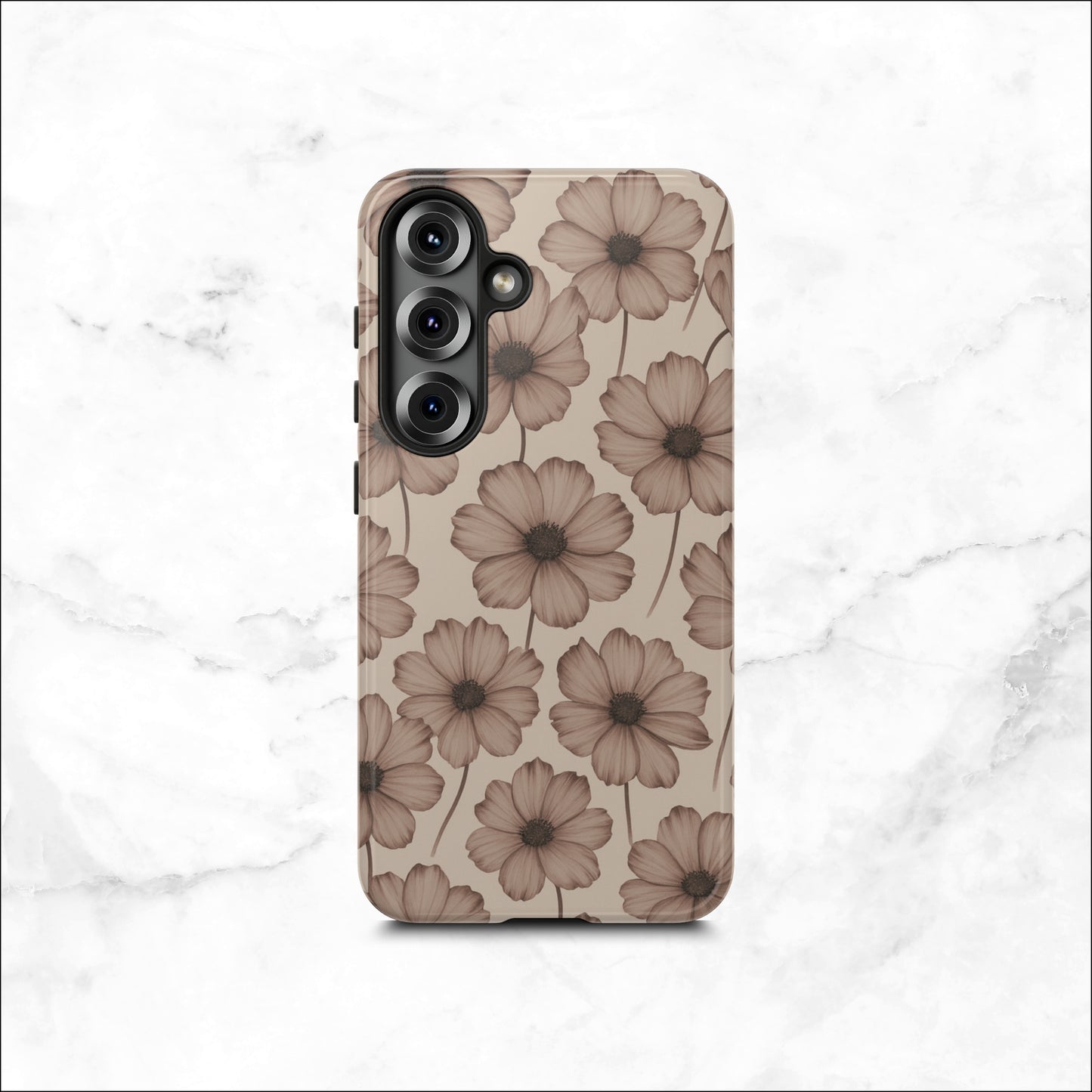 Sepia Bloom - Samsung Galaxy Case Phone Case-aesthetic phone case-shockproof phone case-cute phone case-designer phone case-elegant phone case-luxury phone case-phone accessories-fashion accessory