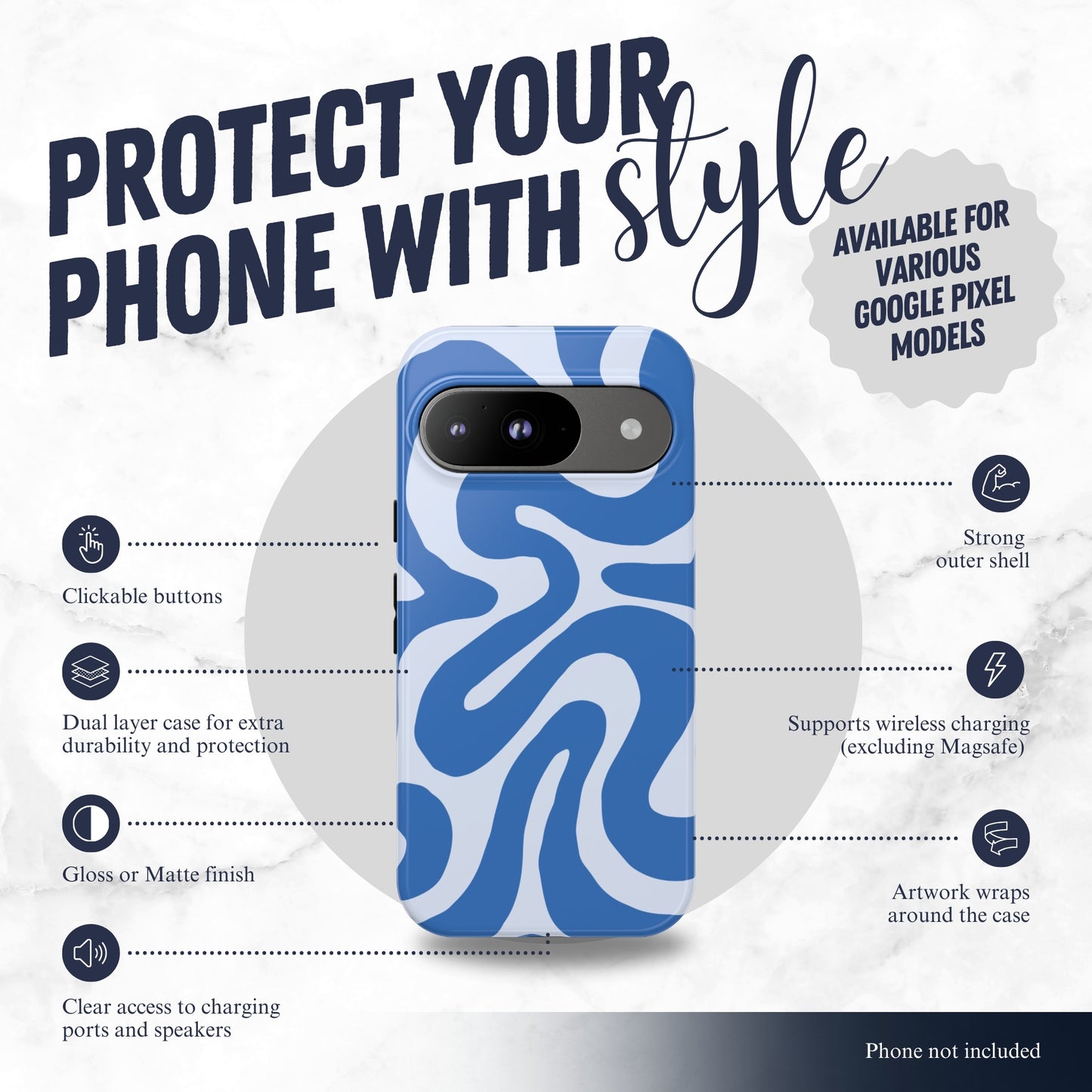 Daydream - Google Pixel Case Phone Case-aesthetic phone case-shockproof phone case-cute phone case-designer phone case-elegant phone case-luxury phone case-phone accessories-fashion accessory