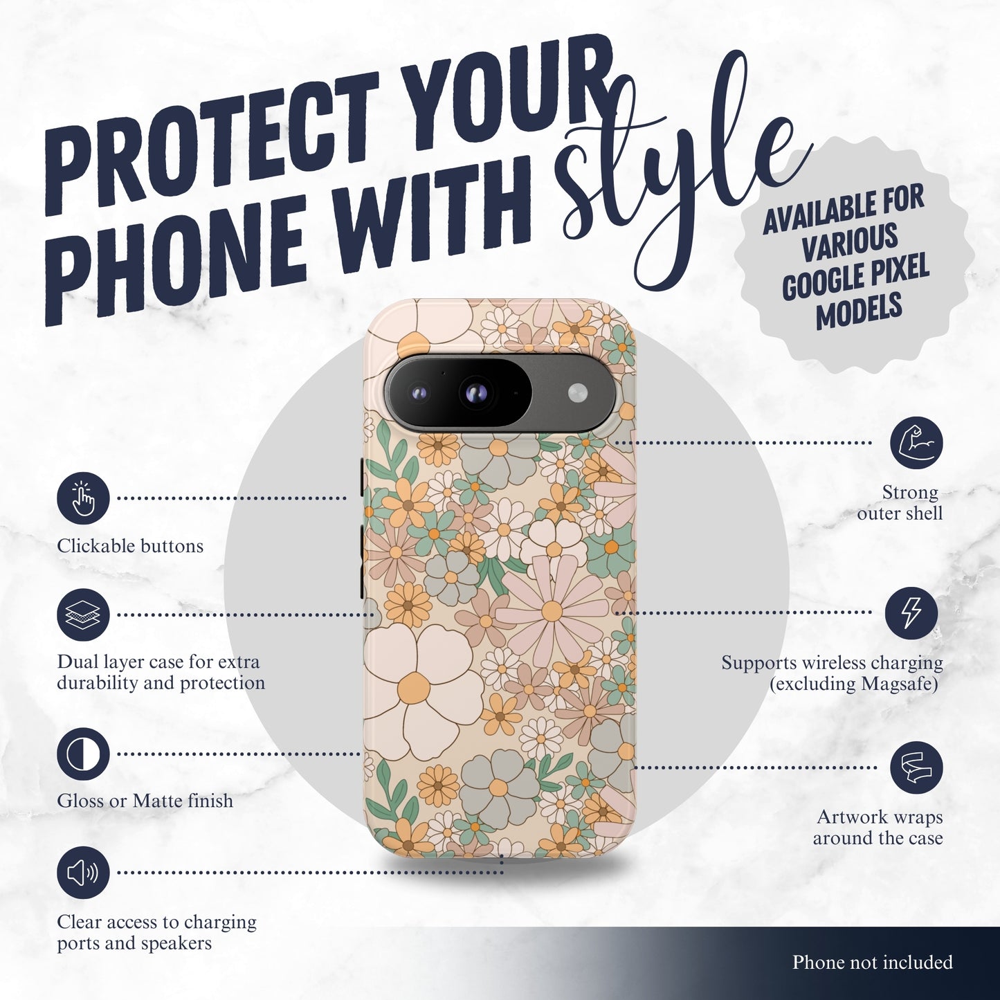 Sunny Day - Google Pixel Case Phone Case-aesthetic phone case-shockproof phone case-cute phone case-designer phone case-elegant phone case-luxury phone case-phone accessories-fashion accessory