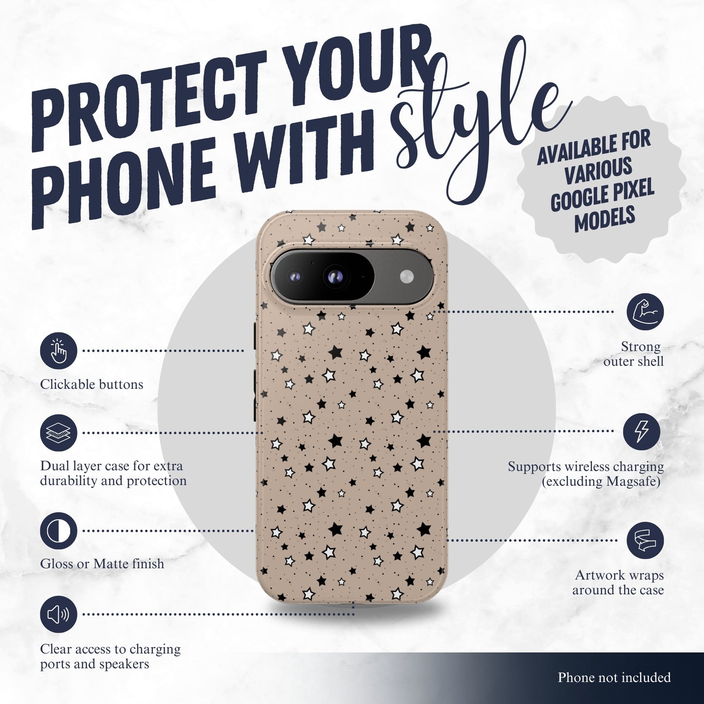 Stargazer - Google Pixel Case Phone Case-aesthetic phone case-shockproof phone case-cute phone case-designer phone case-elegant phone case-luxury phone case-phone accessories-fashion accessory