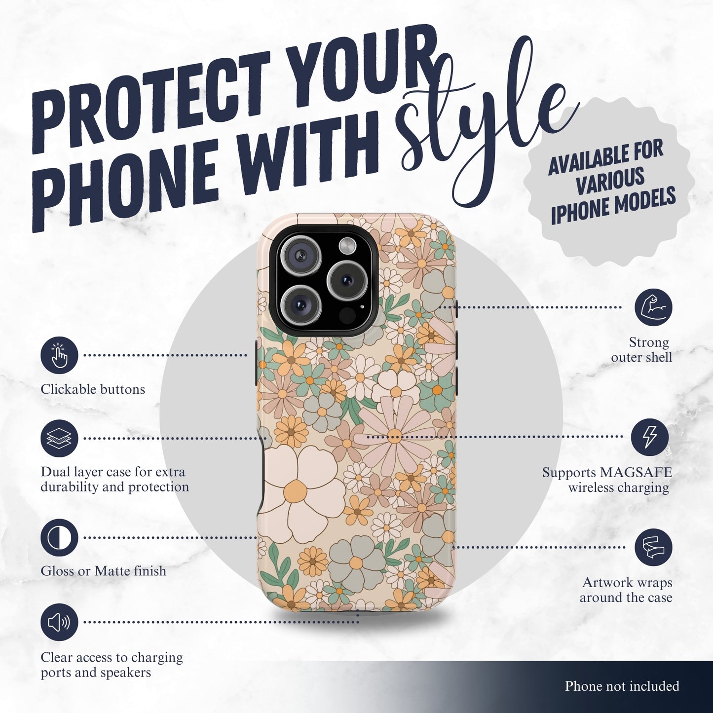 Sunny Day - Magsafe iPhone Case Phone Case-aesthetic phone case-shockproof phone case-cute phone case-designer phone case-elegant phone case-luxury phone case-phone accessories-fashion accessory