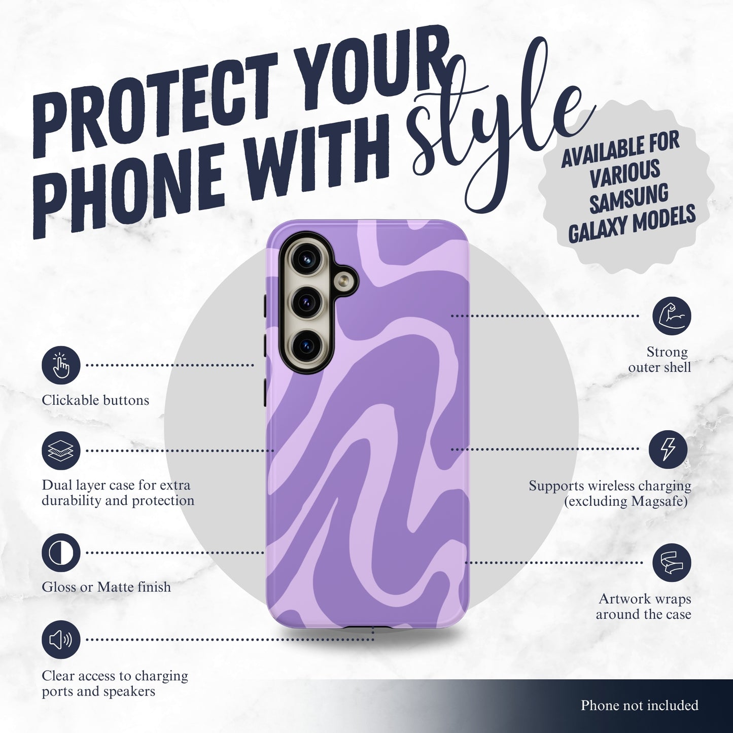 Good Karma - Samsung Galaxy Case Phone Case-aesthetic phone case-shockproof phone case-cute phone case-designer phone case-elegant phone case-luxury phone case-phone accessories-fashion accessory