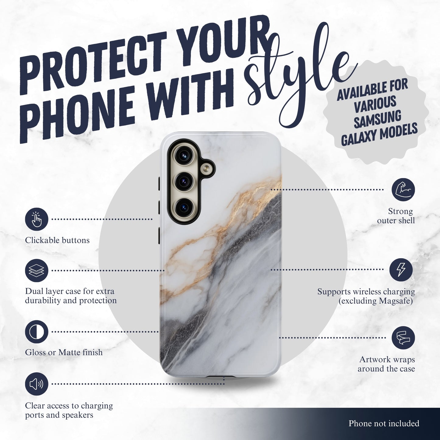 Ivory - Samsung Galaxy Case Phone Case-aesthetic phone case-shockproof phone case-cute phone case-designer phone case-elegant phone case-luxury phone case-phone accessories-fashion accessory