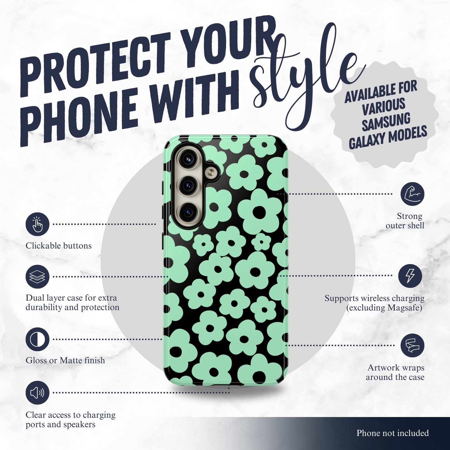Long Weekend - Samsung Galaxy Case Phone Case-aesthetic phone case-shockproof phone case-cute phone case-designer phone case-elegant phone case-luxury phone case-phone accessories-fashion accessory
