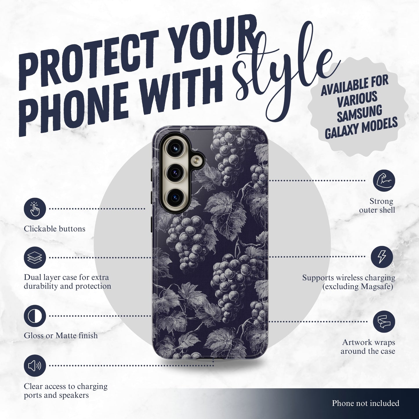 Orchard - Samsung Galaxy Case Phone Case-aesthetic phone case-shockproof phone case-cute phone case-designer phone case-elegant phone case-luxury phone case-phone accessories-fashion accessory