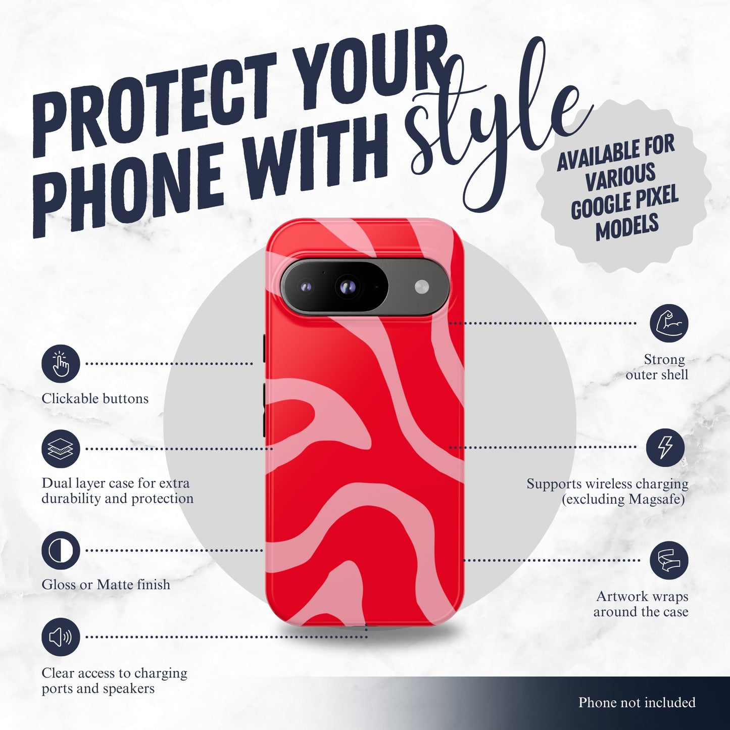 Afterglow - Google Pixel Case Phone Case-aesthetic phone case-shockproof phone case-cute phone case-designer phone case-elegant phone case-luxury phone case-phone accessories-fashion accessory