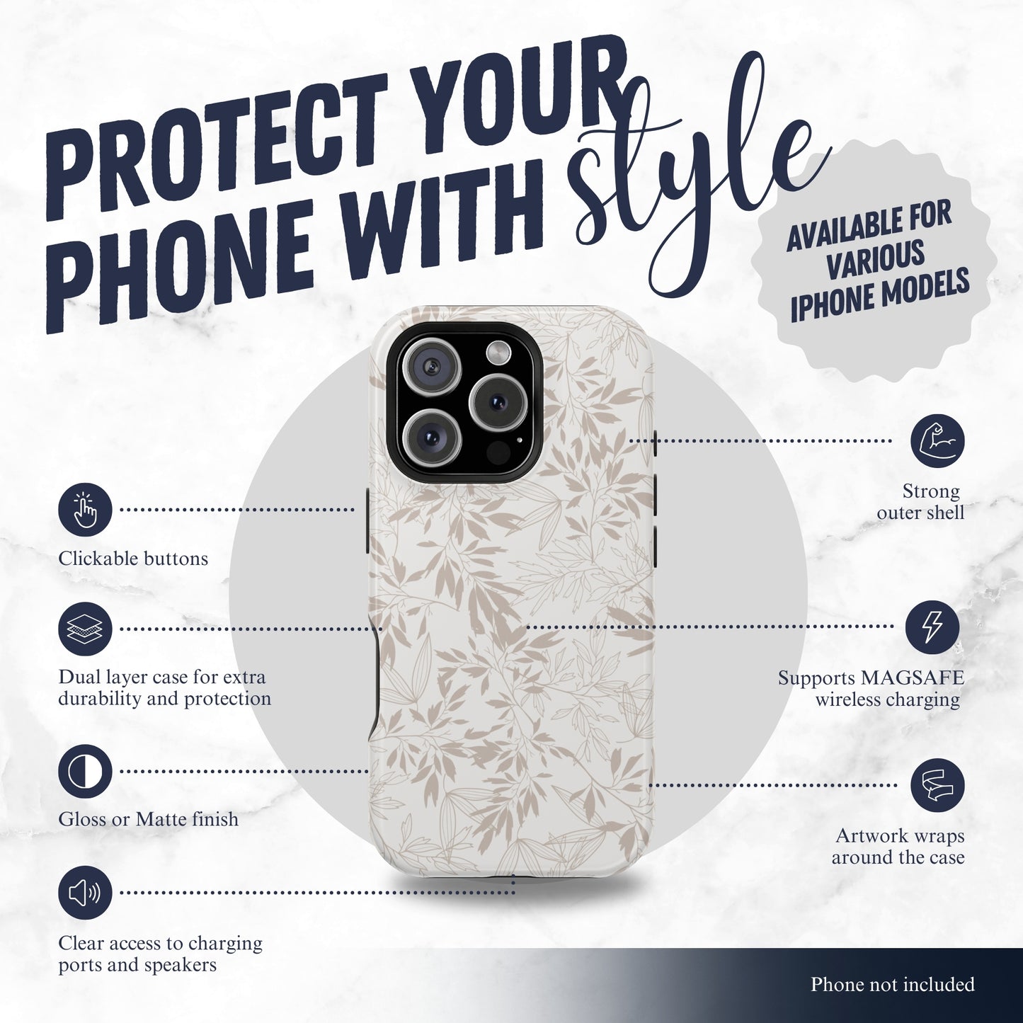 Ash - Magsafe iPhone Case Phone Case-aesthetic phone case-shockproof phone case-cute phone case-designer phone case-elegant phone case-luxury phone case-phone accessories-fashion accessory