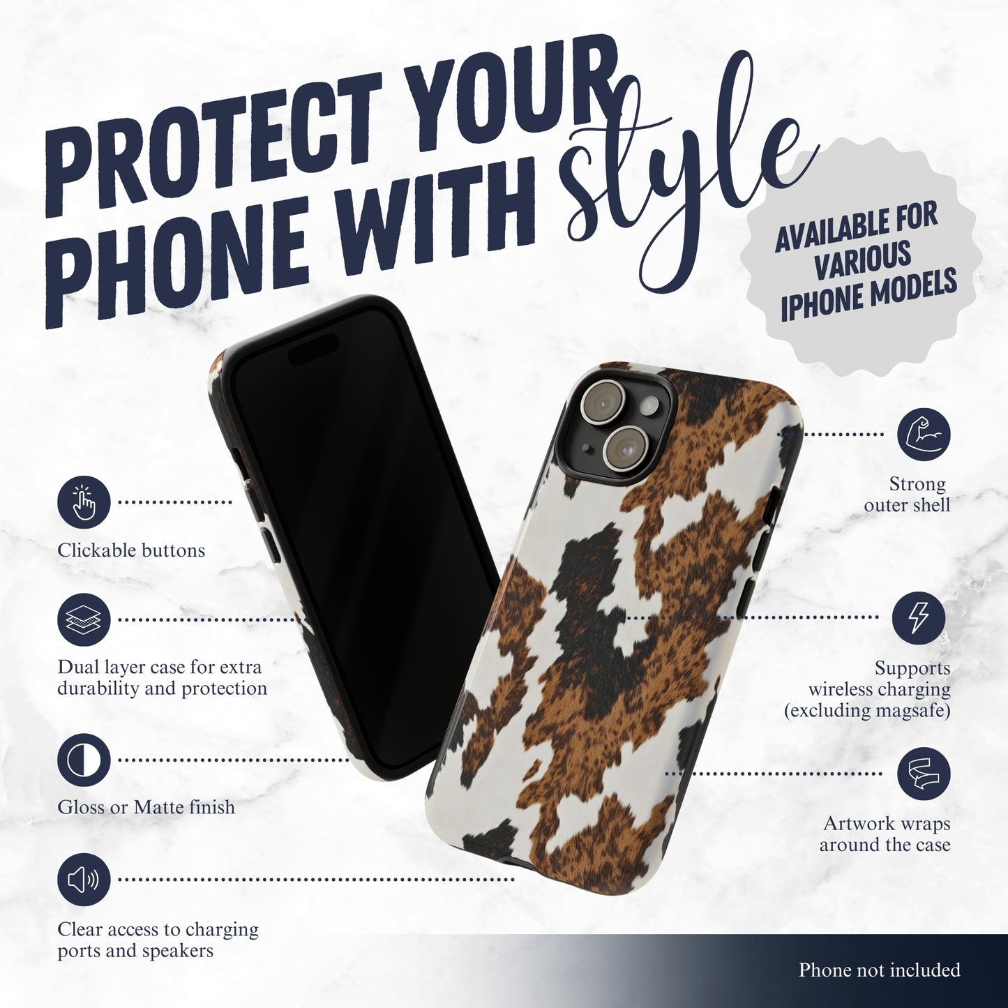 Cappuccino - iPhone Case Phone Case-aesthetic phone case-shockproof phone case-cute phone case-designer phone case-elegant phone case-luxury phone case-phone accessories-fashion accessory