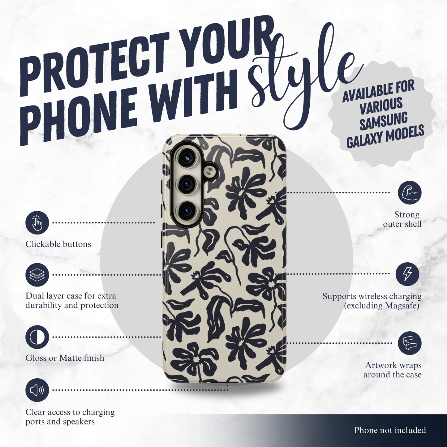 Ink - Samsung Galaxy Case Phone Case-aesthetic phone case-shockproof phone case-cute phone case-designer phone case-elegant phone case-luxury phone case-phone accessories-fashion accessory