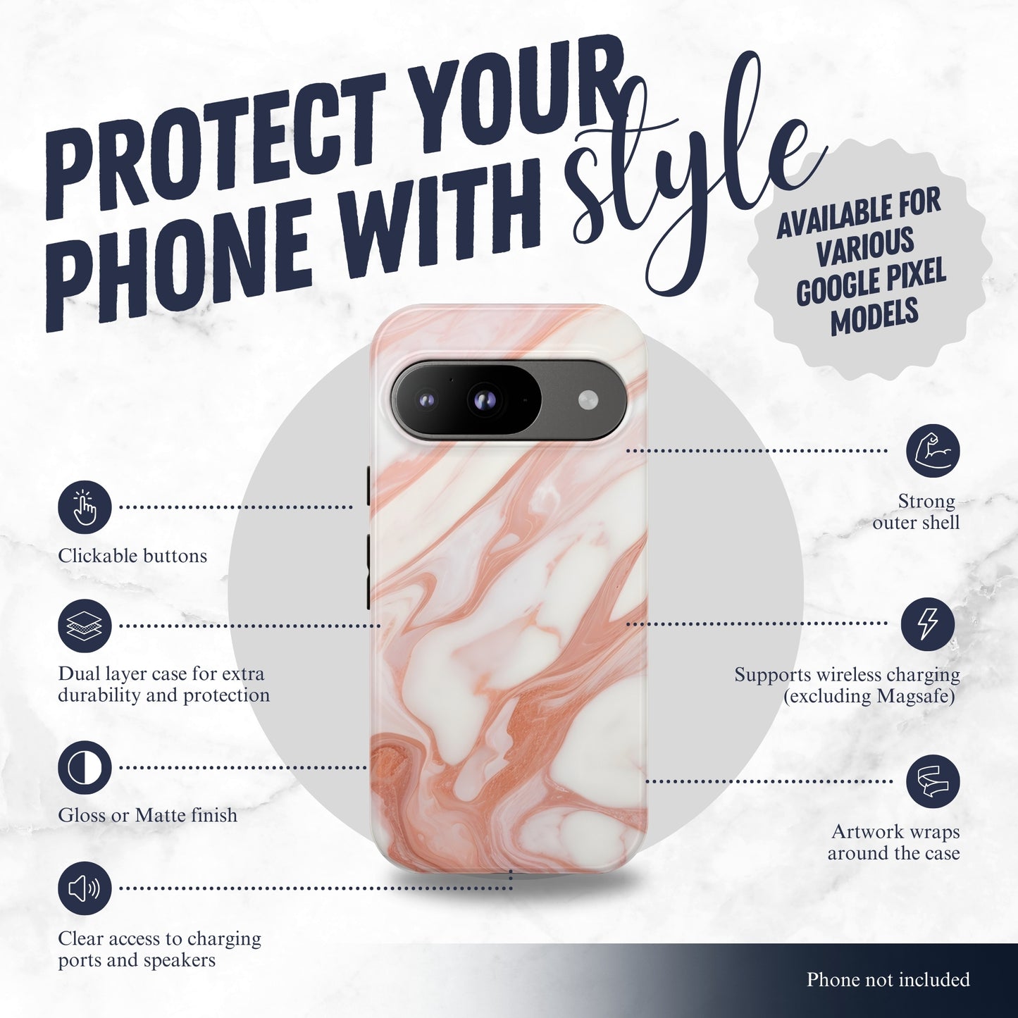 Dream Phase - Google Pixel Case Phone Case-aesthetic phone case-shockproof phone case-cute phone case-designer phone case-elegant phone case-luxury phone case-phone accessories-fashion accessory