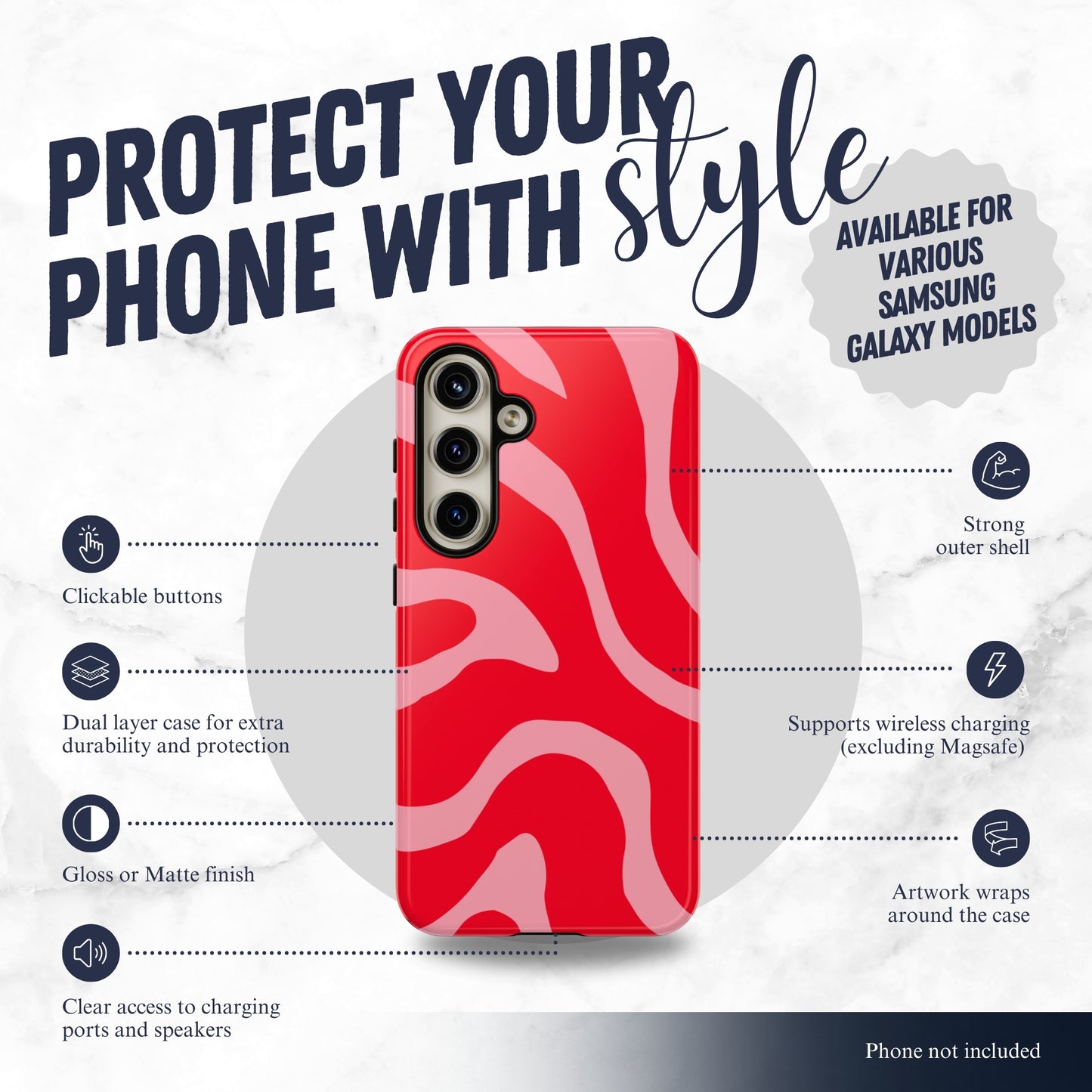 Afterglow - Samsung Galaxy Case Phone Case-aesthetic phone case-shockproof phone case-cute phone case-designer phone case-elegant phone case-luxury phone case-phone accessories-fashion accessory