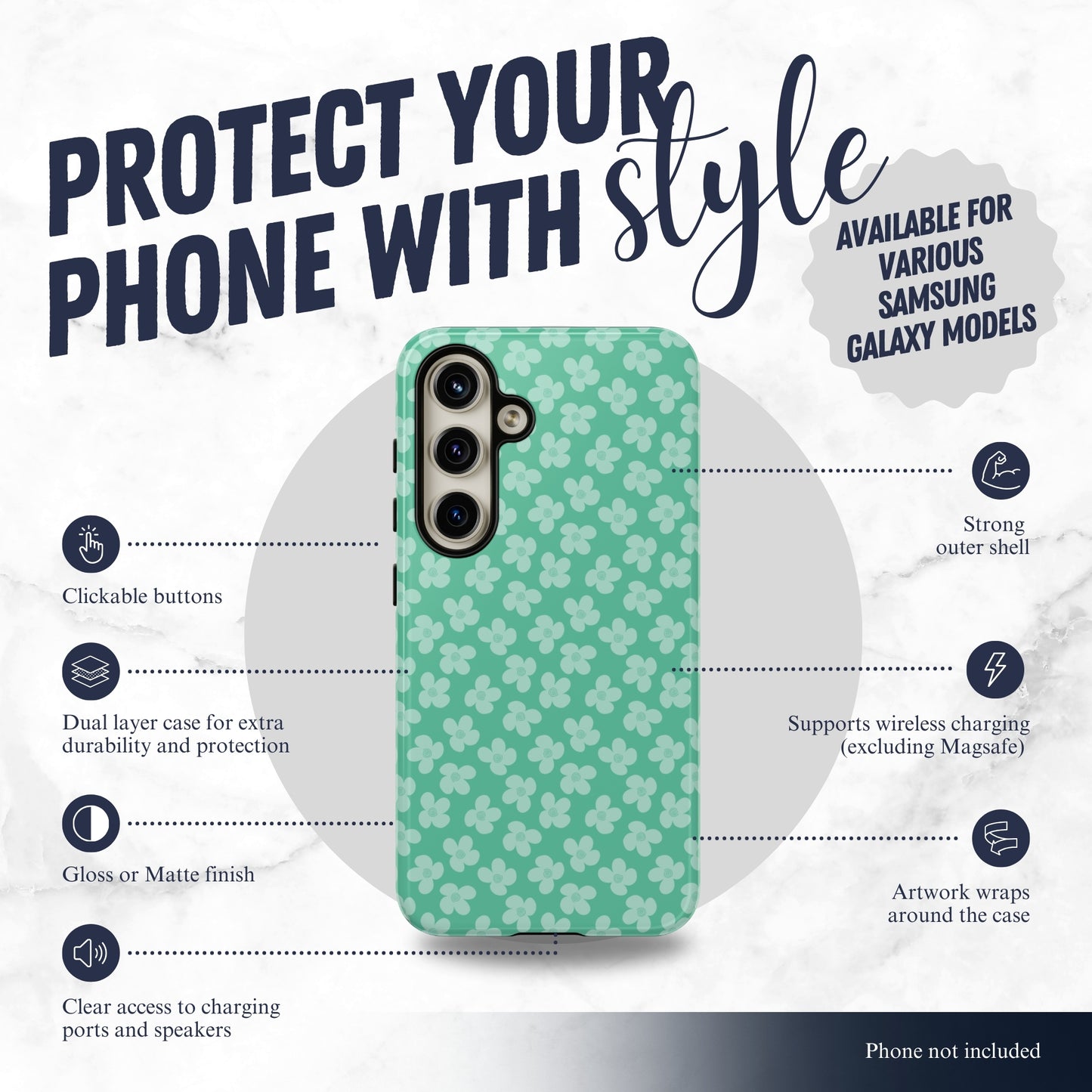 Dewdrop - Samsung Galaxy Case Phone Case-aesthetic phone case-shockproof phone case-cute phone case-designer phone case-elegant phone case-luxury phone case-phone accessories-fashion accessory