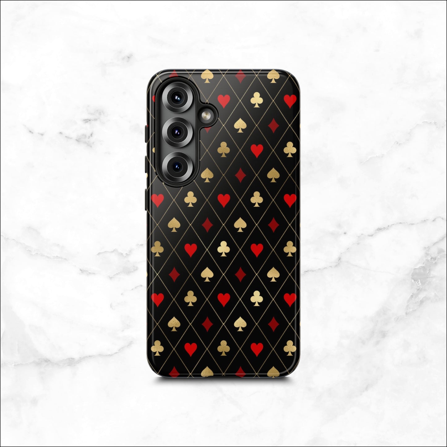 Royal Flush - Samsung Galaxy Case Phone Case-aesthetic phone case-shockproof phone case-cute phone case-designer phone case-elegant phone case-luxury phone case-phone accessories-fashion accessory