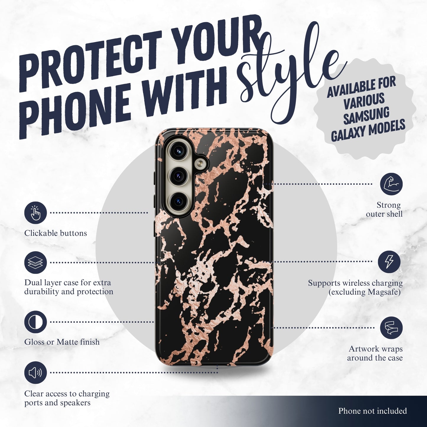 Molten Luxe - Samsung Galaxy Case Phone Case-aesthetic phone case-shockproof phone case-cute phone case-designer phone case-elegant phone case-luxury phone case-phone accessories-fashion accessory