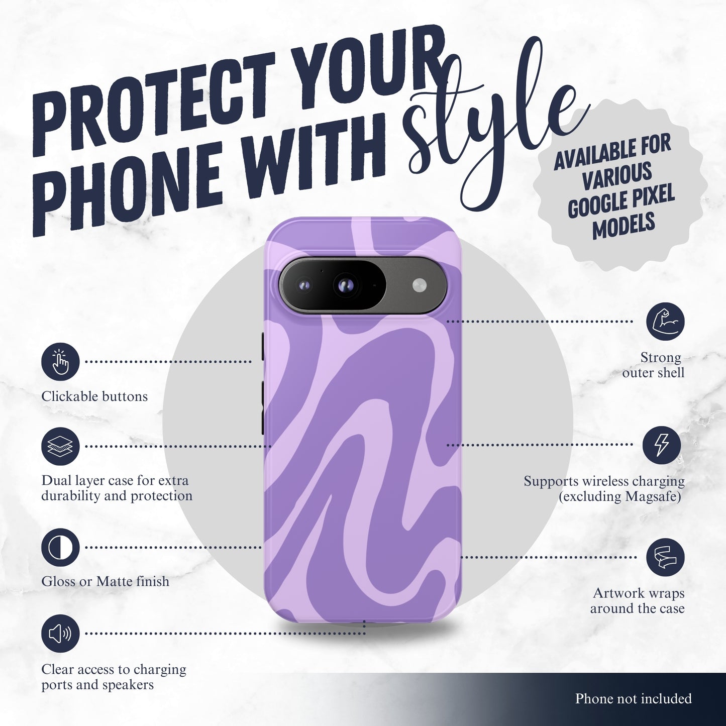 Good Karma - Google Pixel Case Phone Case-aesthetic phone case-shockproof phone case-cute phone case-designer phone case-elegant phone case-luxury phone case-phone accessories-fashion accessory