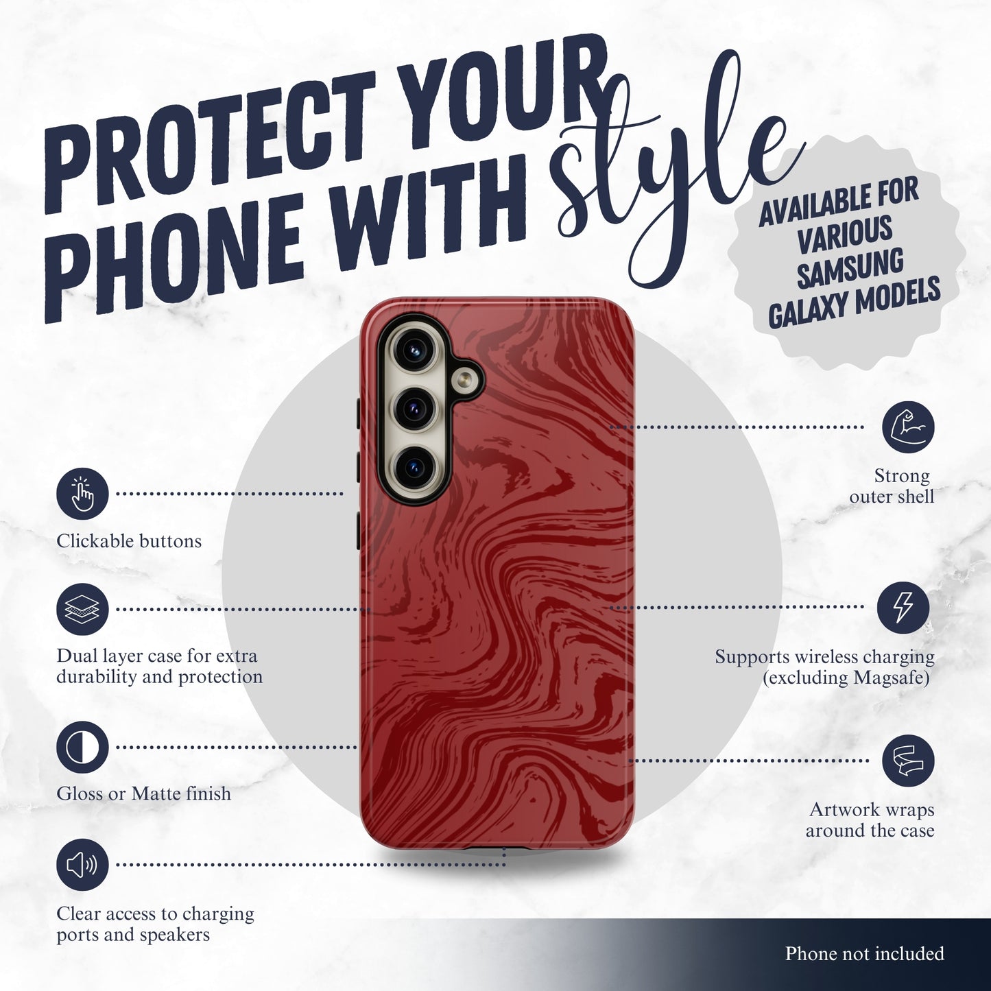 Enchantress - Samsung Galaxy Case Phone Case-aesthetic phone case-shockproof phone case-cute phone case-designer phone case-elegant phone case-luxury phone case-phone accessories-fashion accessory