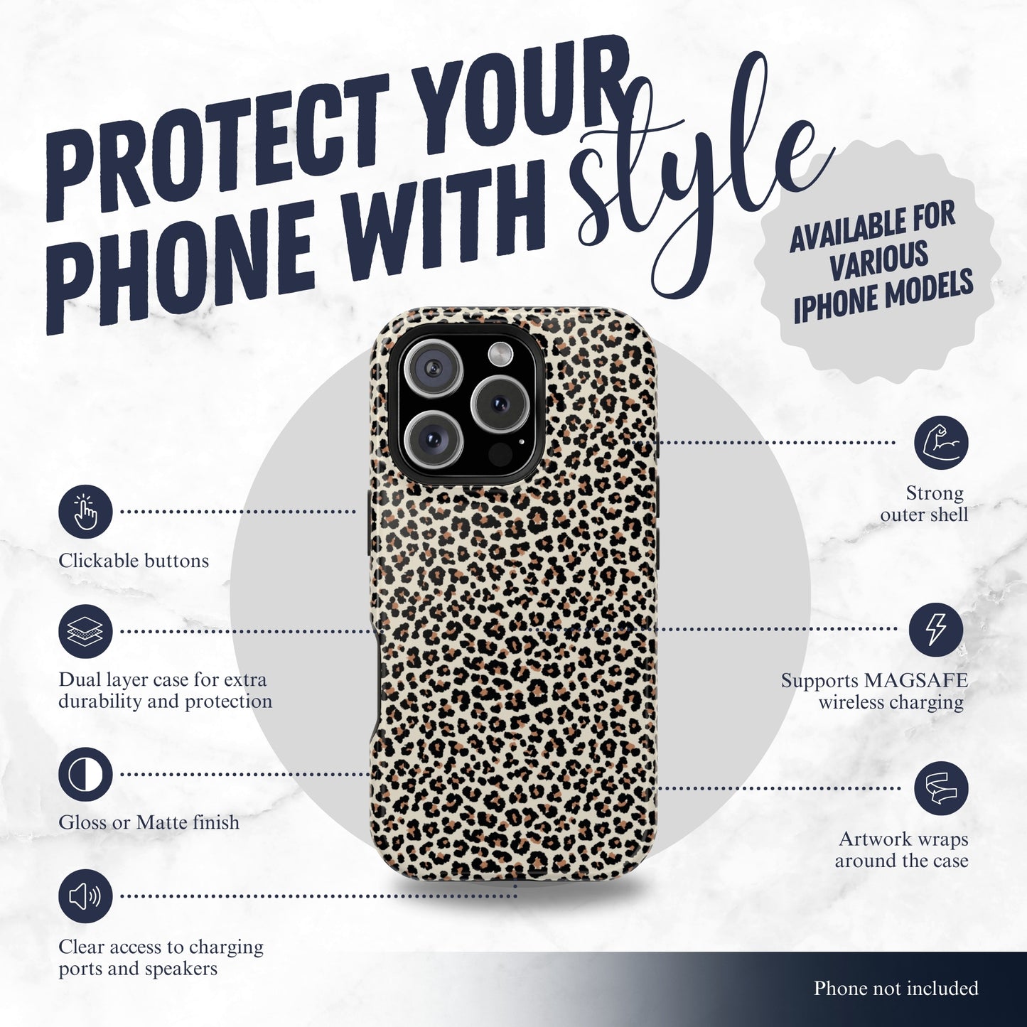 Wildcat - Magsafe iPhone Case Phone Case-aesthetic phone case-shockproof phone case-cute phone case-designer phone case-elegant phone case-luxury phone case-phone accessories-fashion accessory