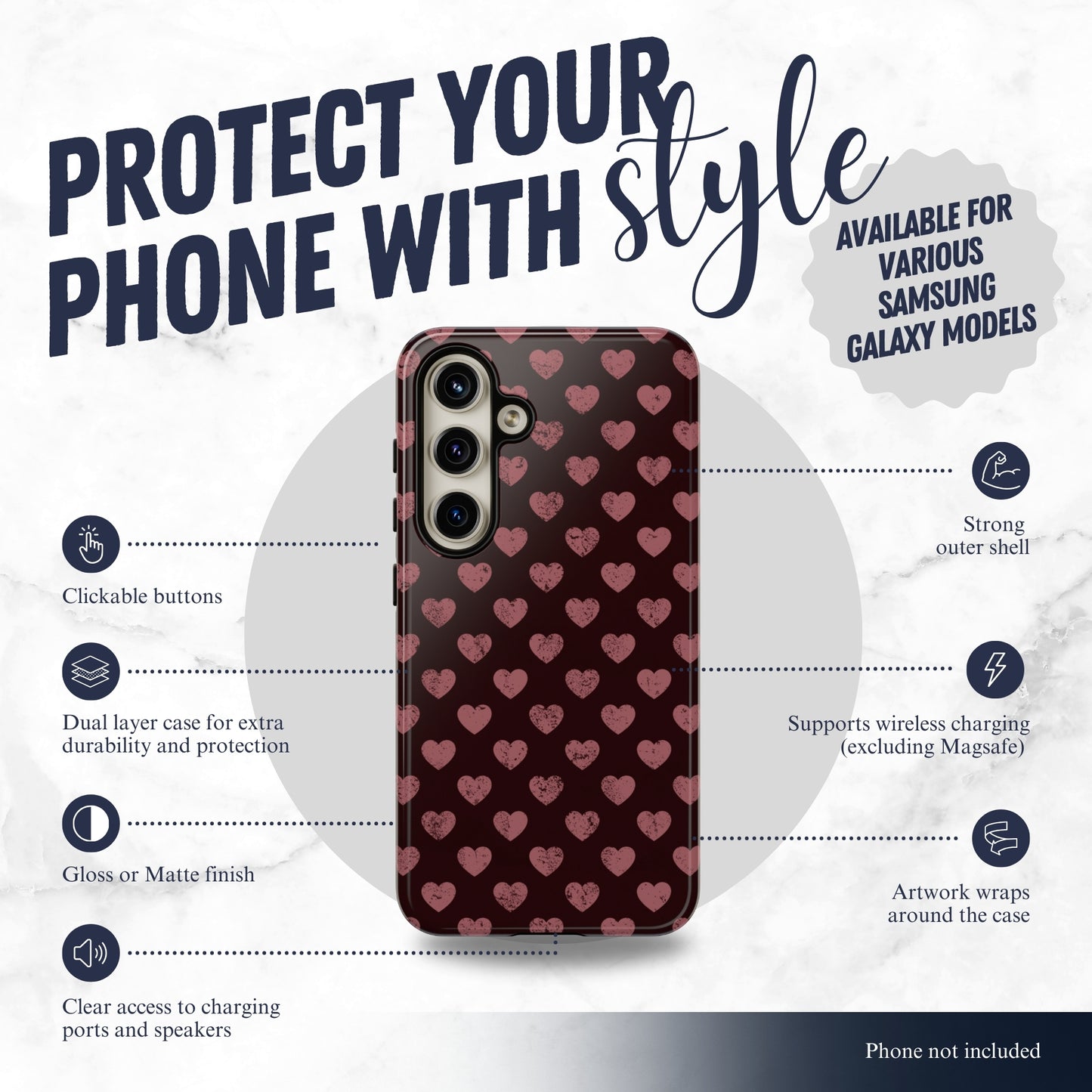 Velvet Vow - Samsung Galaxy Case Phone Case-aesthetic phone case-shockproof phone case-cute phone case-designer phone case-elegant phone case-luxury phone case-phone accessories-fashion accessory