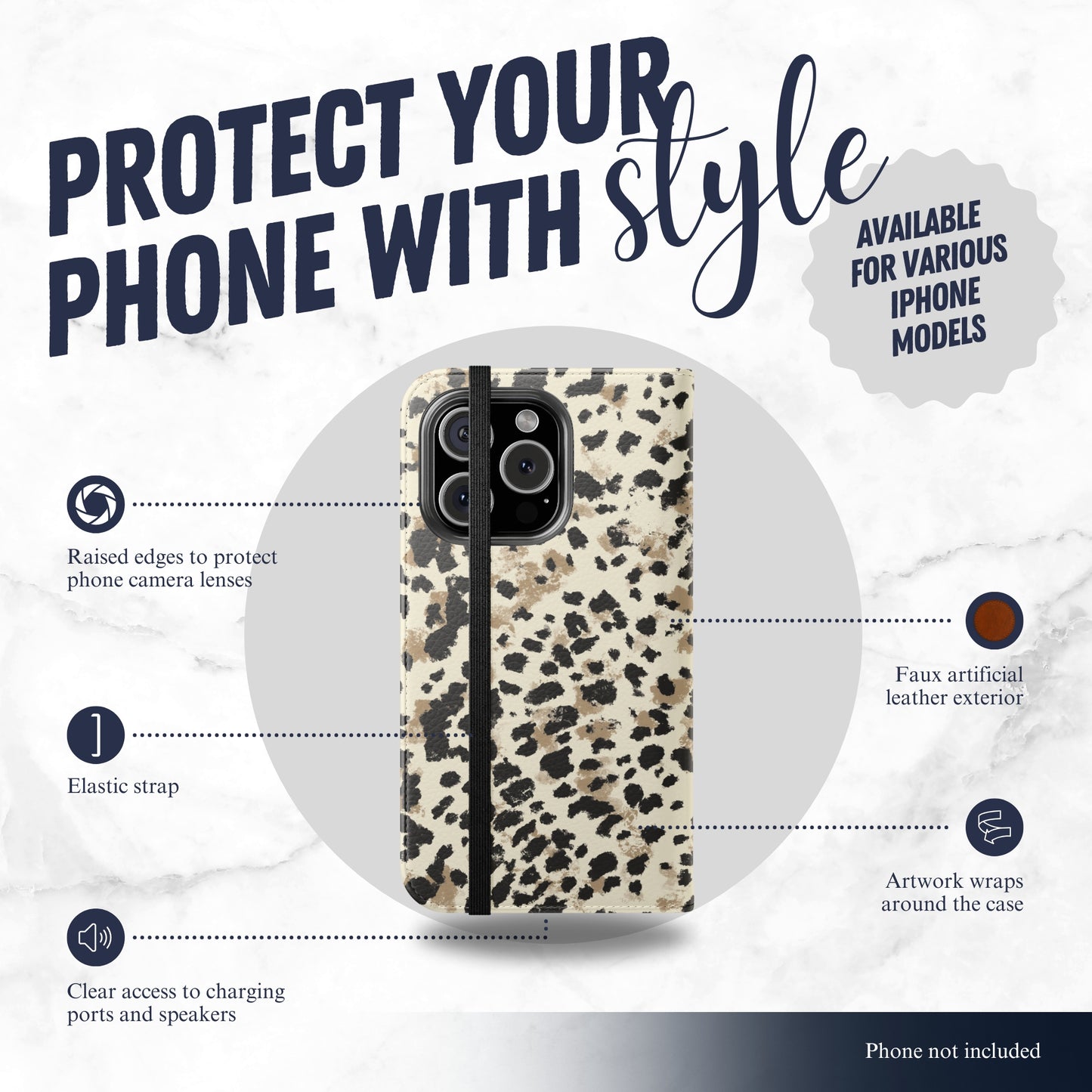 Morning Rush - iPhone Flip Case Wallet, Leather Folio Case Phone Case-aesthetic phone case-shockproof phone case-cute phone case-designer phone case-elegant phone case-luxury phone case-phone accessories-fashion accessory