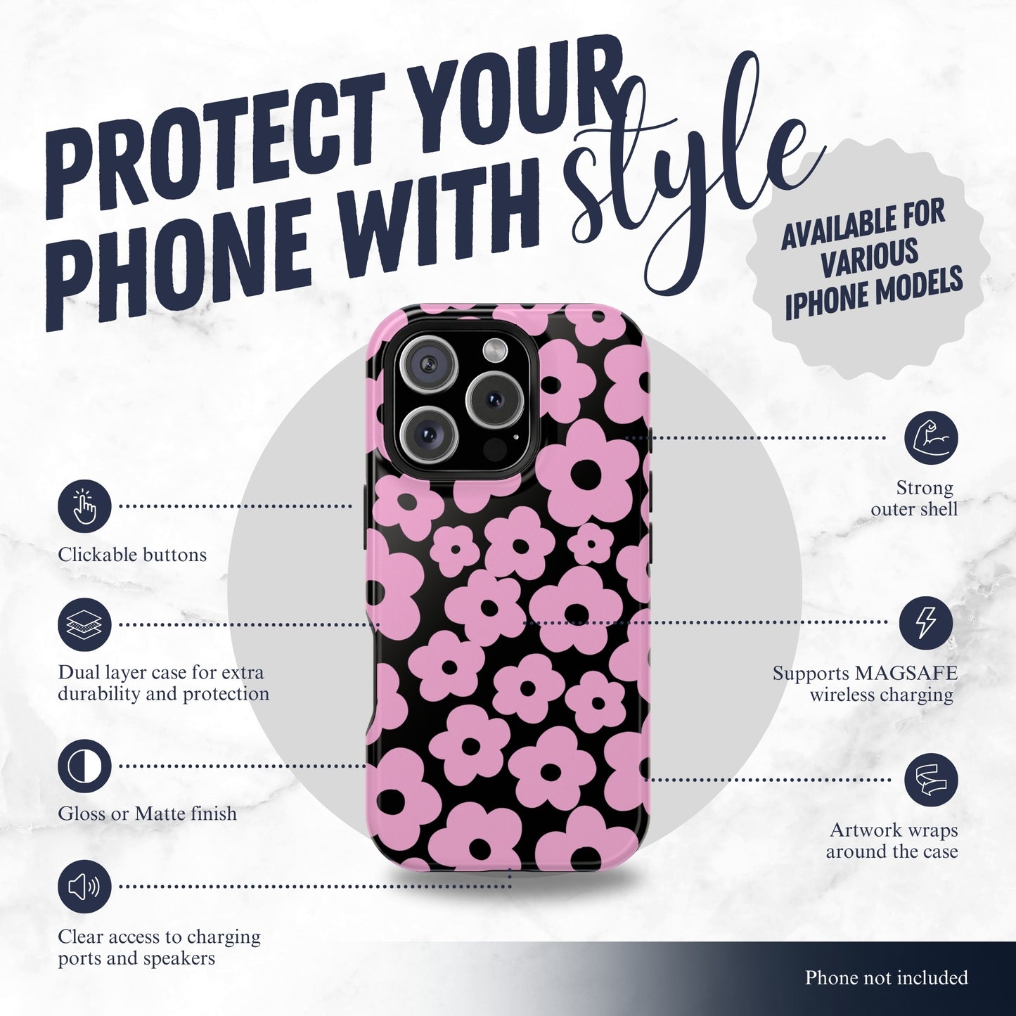 Drama Chaser - Magsafe iPhone Case Phone Case-aesthetic phone case-shockproof phone case-cute phone case-designer phone case-elegant phone case-luxury phone case-phone accessories-fashion accessory