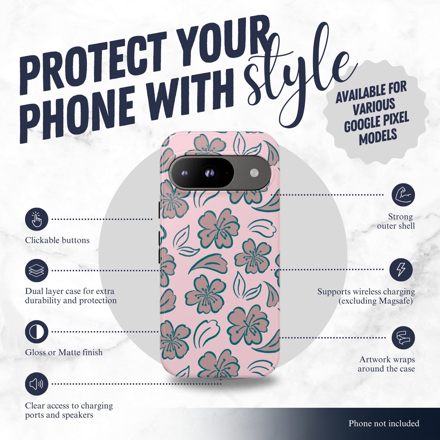 Lazy Afternoon - Google Pixel Case Phone Case-aesthetic phone case-shockproof phone case-cute phone case-designer phone case-elegant phone case-luxury phone case-phone accessories-fashion accessory
