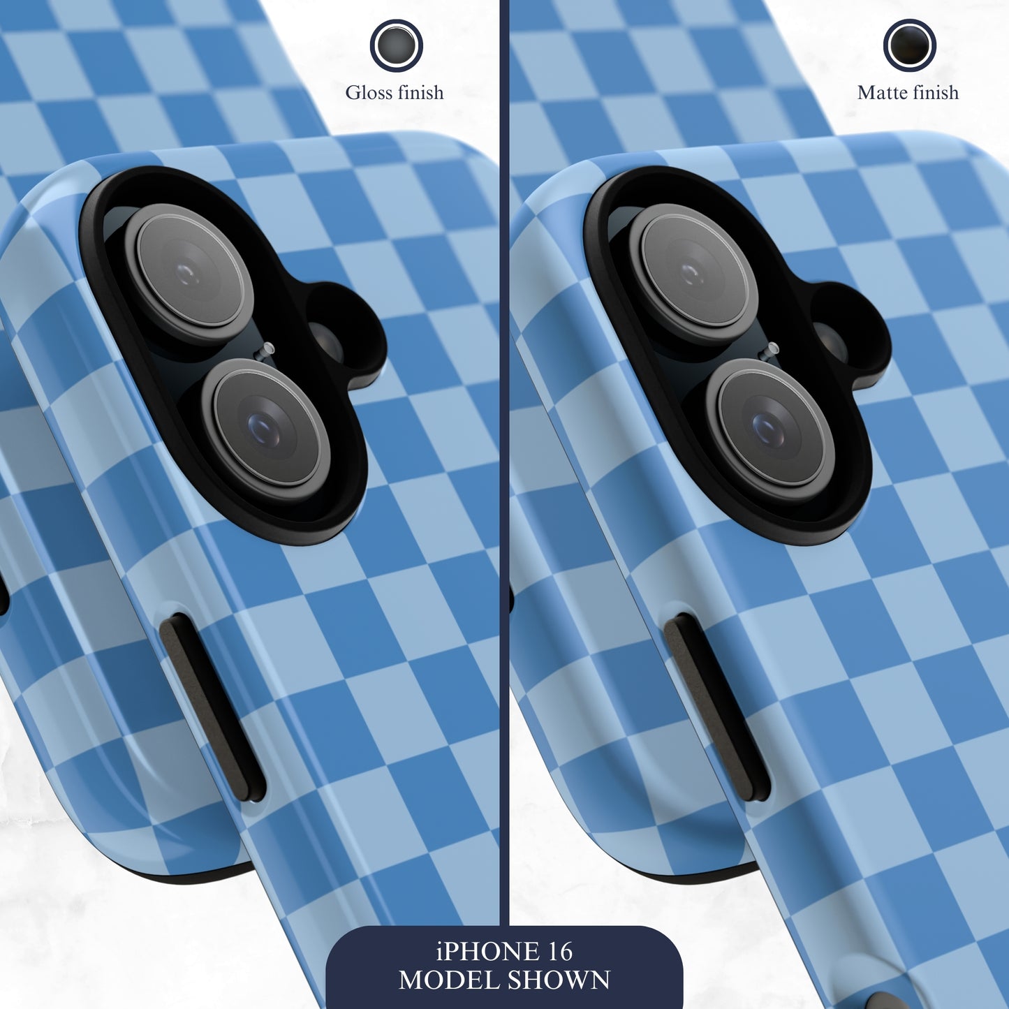Coastal Check - iPhone Case Phone Case-aesthetic phone case-shockproof phone case-cute phone case-designer phone case-elegant phone case-luxury phone case-phone accessories-fashion accessory