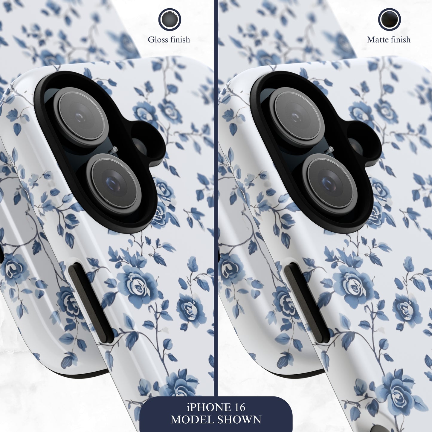 Porcelain Petals - iPhone Case Phone Case-aesthetic phone case-shockproof phone case-cute phone case-designer phone case-elegant phone case-luxury phone case-phone accessories-fashion accessory