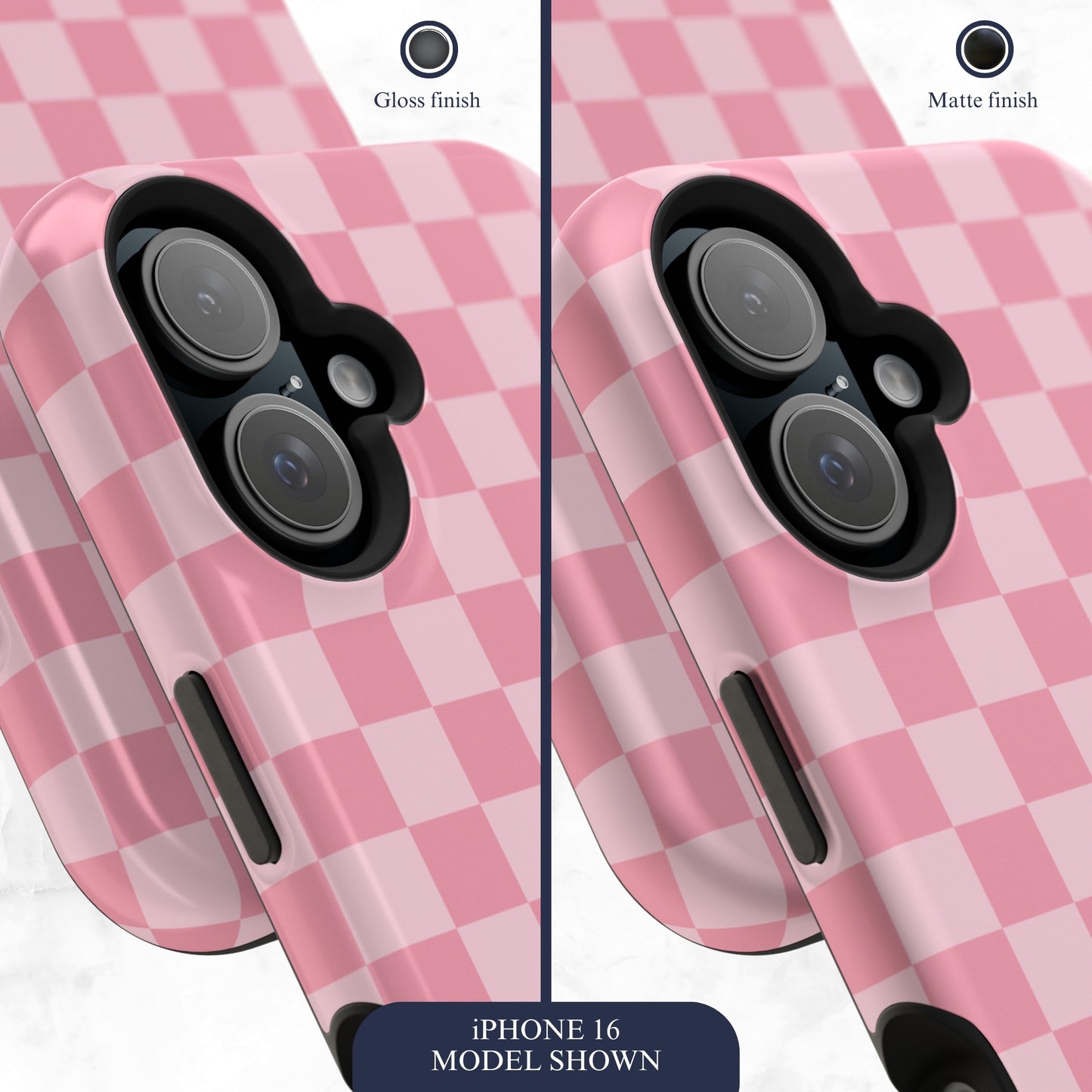 Blush Check - Magsafe iPhone Case Phone Case-aesthetic phone case-shockproof phone case-cute phone case-designer phone case-elegant phone case-luxury phone case-phone accessories-fashion accessory