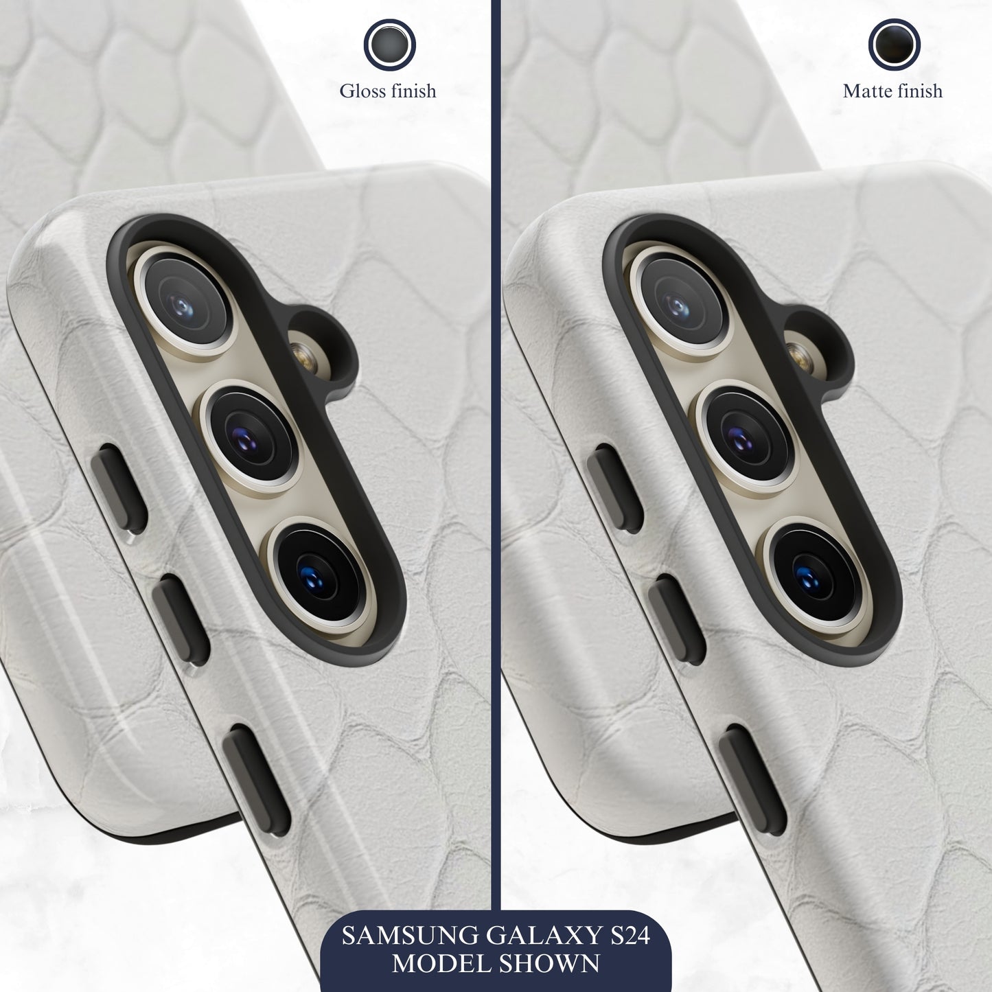 White Serpent - Samsung Galaxy Case Phone Case-aesthetic phone case-shockproof phone case-cute phone case-designer phone case-elegant phone case-luxury phone case-phone accessories-fashion accessory