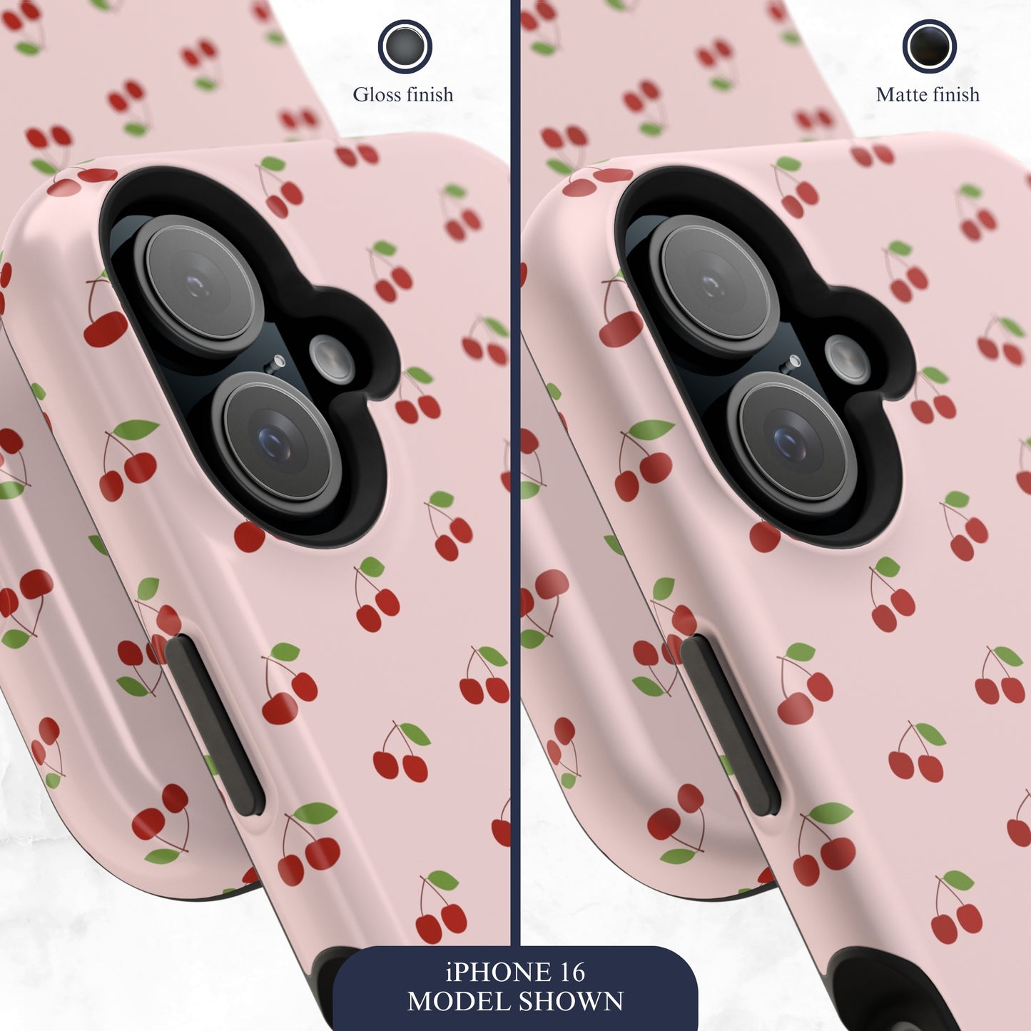 Cherry Crush - Magsafe iPhone Case Phone Case-aesthetic phone case-shockproof phone case-cute phone case-designer phone case-elegant phone case-luxury phone case-phone accessories-fashion accessory