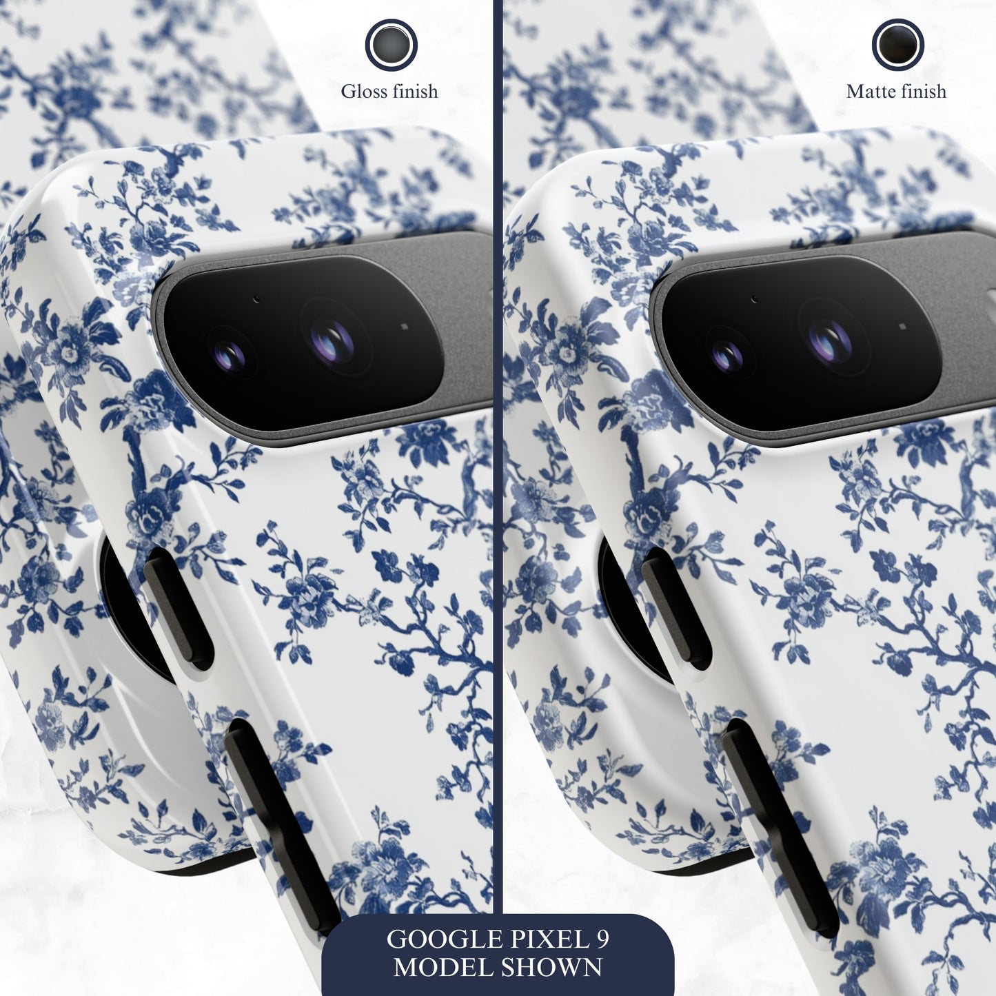 Frosted Toile - Google Pixel Case Phone Case-aesthetic phone case-shockproof phone case-cute phone case-designer phone case-elegant phone case-luxury phone case-phone accessories-fashion accessory