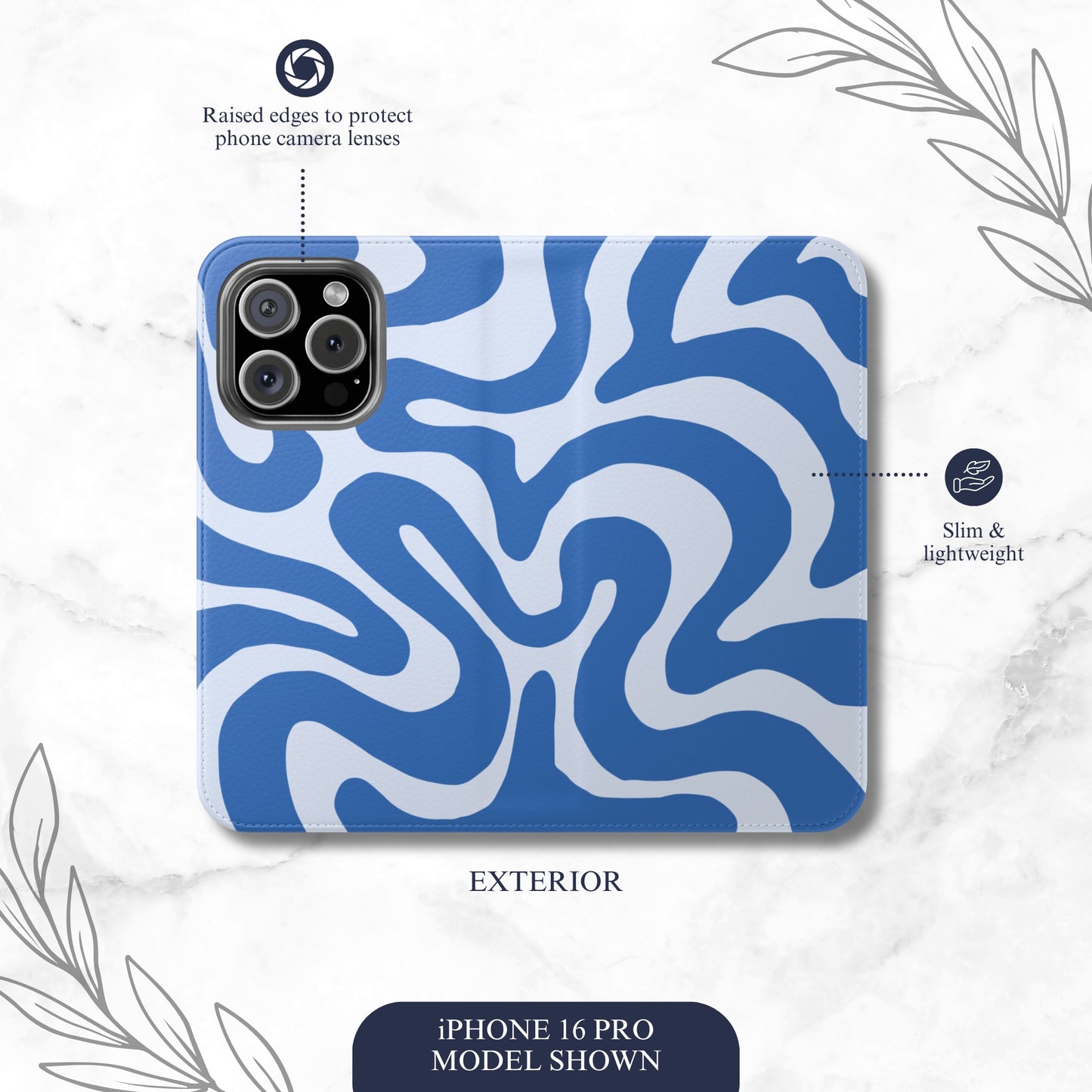 Daydream - iPhone Flip Case Wallet, Leather Folio Case Phone Case-aesthetic phone case-shockproof phone case-cute phone case-designer phone case-elegant phone case-luxury phone case-phone accessories-fashion accessory