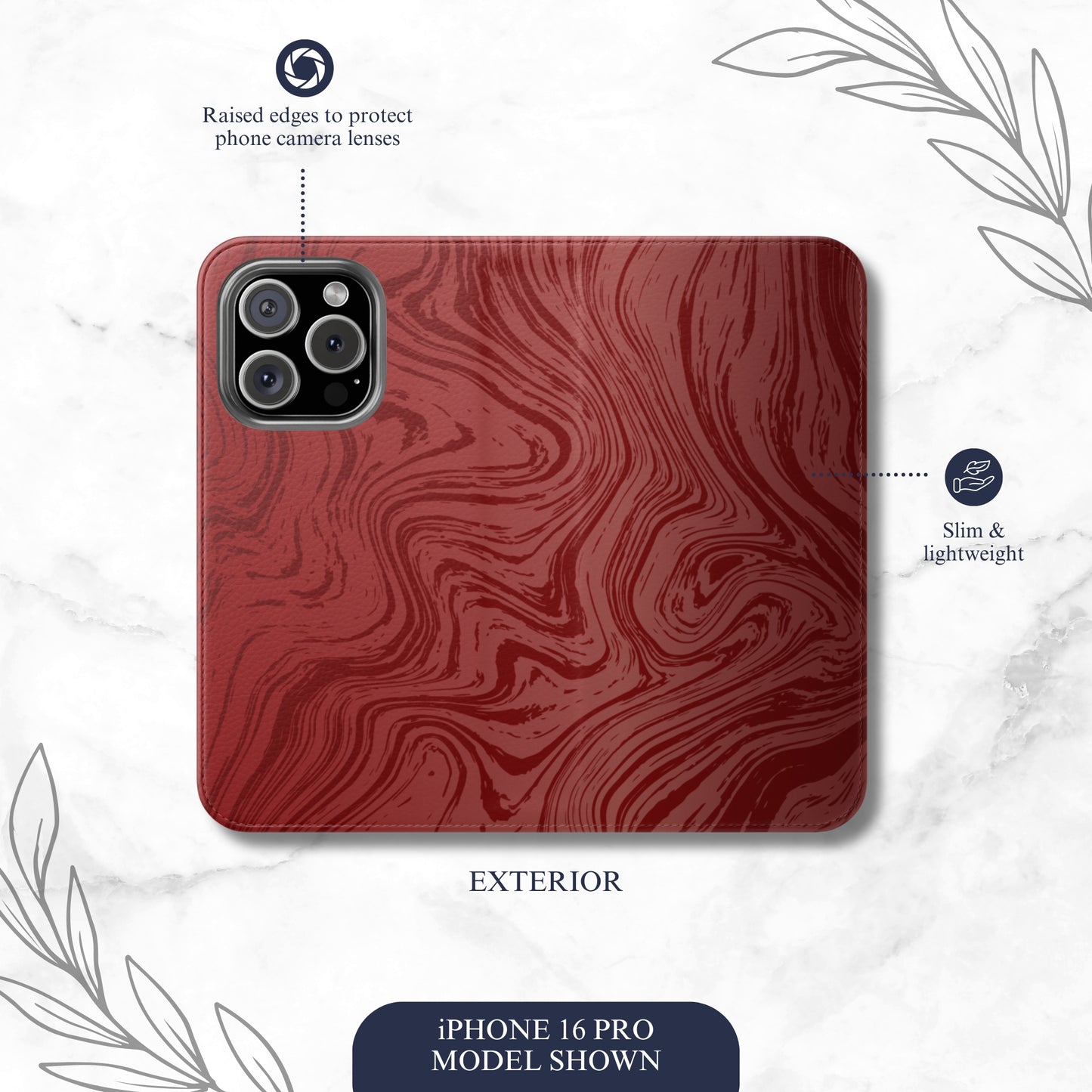 Enchantress - iPhone Flip Case Wallet, Leather Folio Case Phone Case-aesthetic phone case-shockproof phone case-cute phone case-designer phone case-elegant phone case-luxury phone case-phone accessories-fashion accessory
