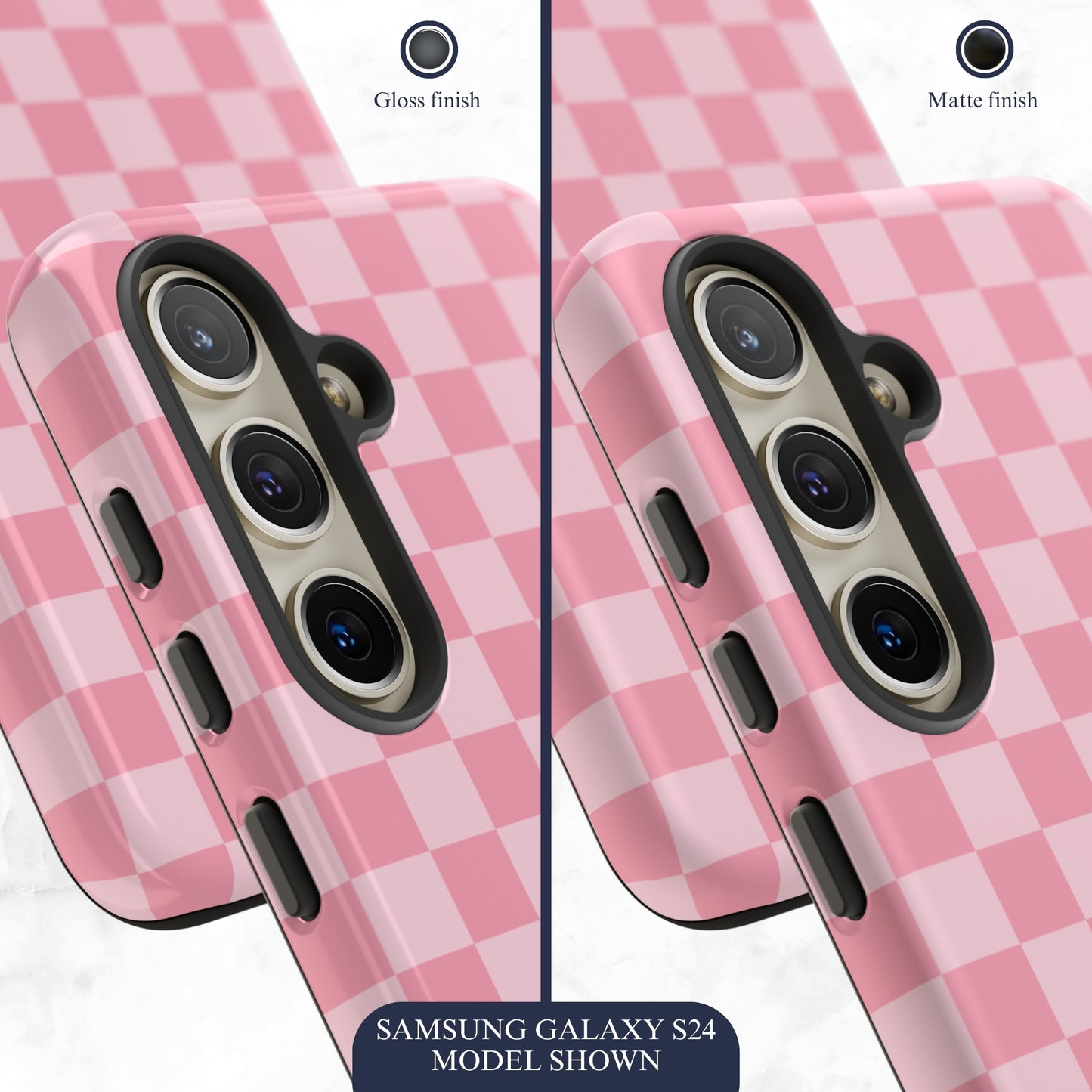 Blush Check - Samsung Galaxy Case Phone Case-aesthetic phone case-shockproof phone case-cute phone case-designer phone case-elegant phone case-luxury phone case-phone accessories-fashion accessory