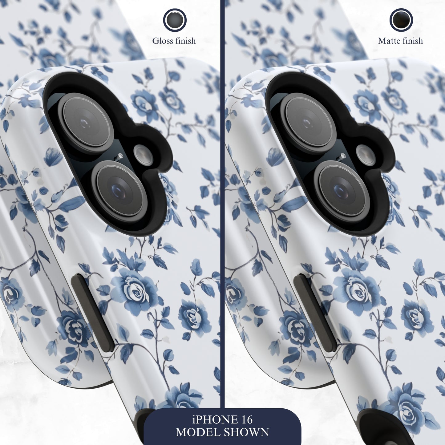Porcelain Petals - Magsafe iPhone Case Phone Case-aesthetic phone case-shockproof phone case-cute phone case-designer phone case-elegant phone case-luxury phone case-phone accessories-fashion accessory