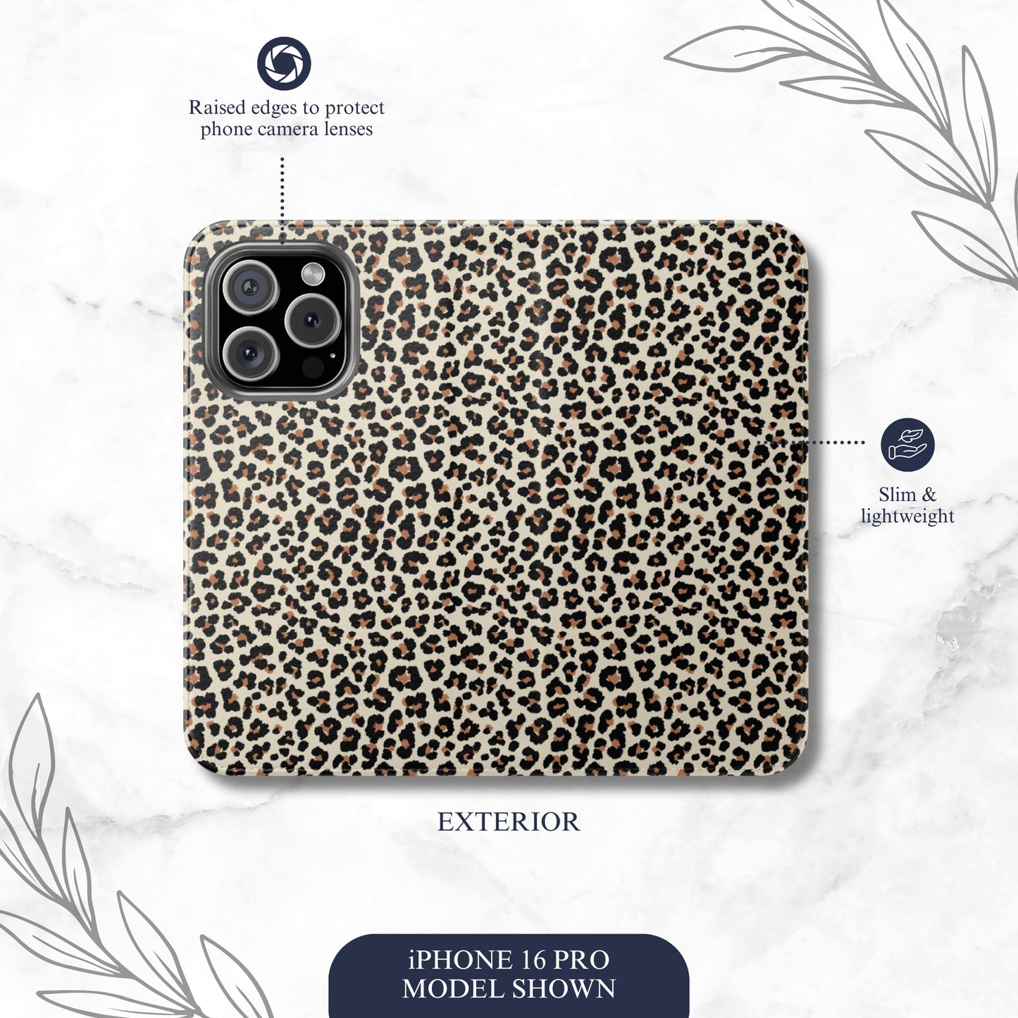 Wildcat - iPhone Flip Case Wallet, Leather Folio Case Phone Case-aesthetic phone case-shockproof phone case-cute phone case-designer phone case-elegant phone case-luxury phone case-phone accessories-fashion accessory