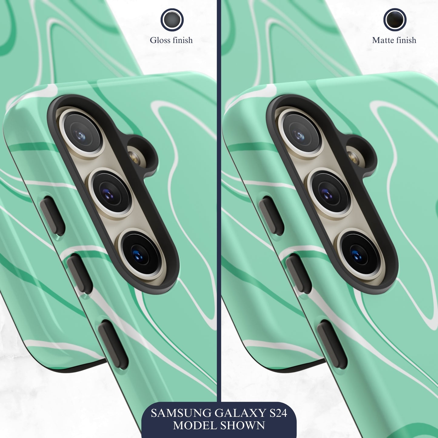 Seafoam Swish - Samsung Galaxy Case Phone Case-aesthetic phone case-shockproof phone case-cute phone case-designer phone case-elegant phone case-luxury phone case-phone accessories-fashion accessory