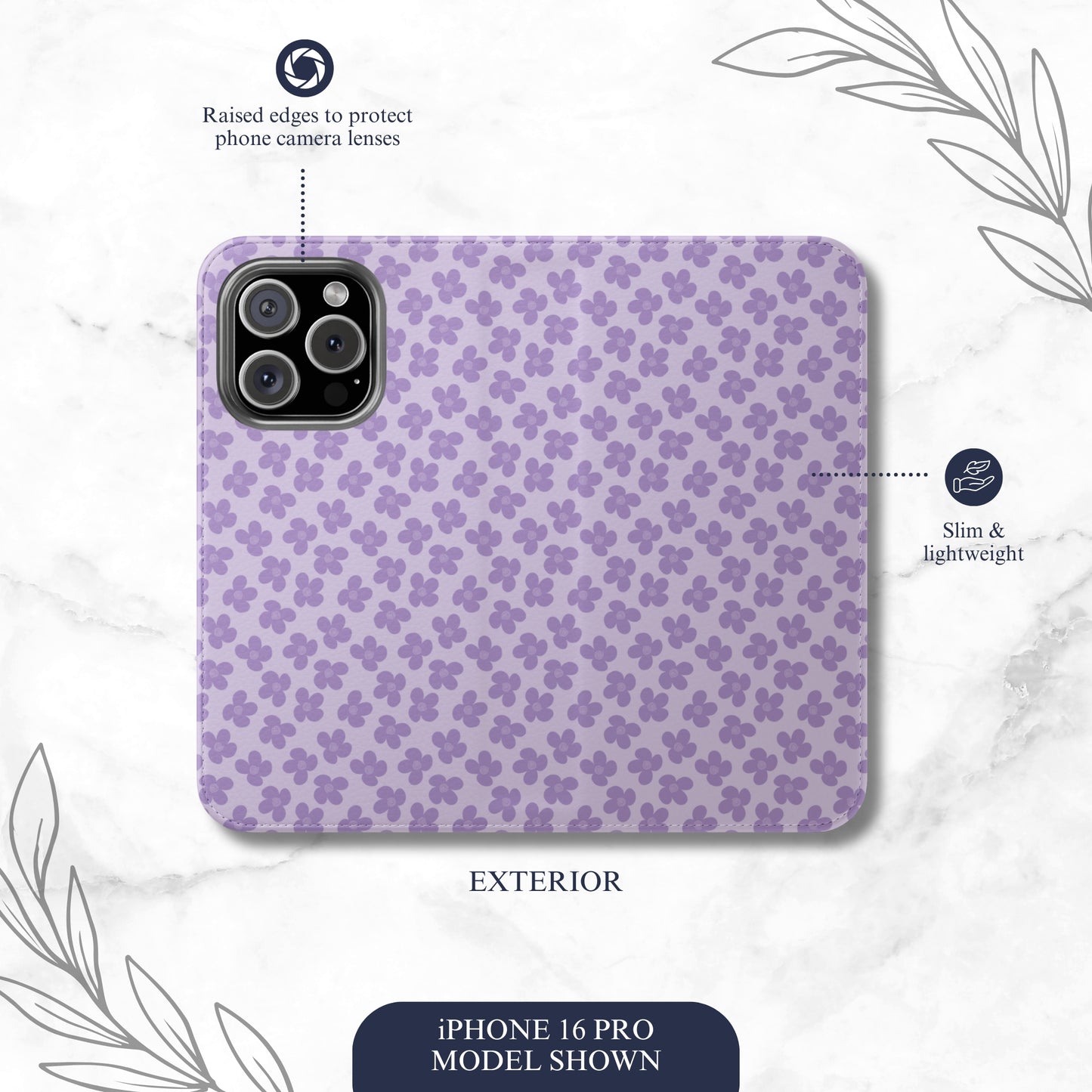 Inspiration - iPhone Flip Case Wallet, Leather Folio Case Phone Case-aesthetic phone case-shockproof phone case-cute phone case-designer phone case-elegant phone case-luxury phone case-phone accessories-fashion accessory