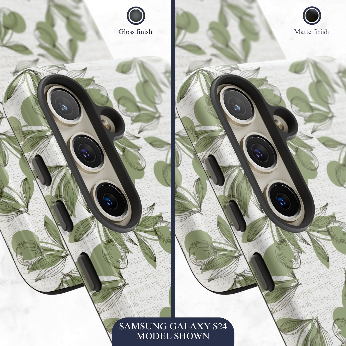 Olive Branch - Samsung Galaxy Case Phone Case-aesthetic phone case-shockproof phone case-cute phone case-designer phone case-elegant phone case-luxury phone case-phone accessories-fashion accessory