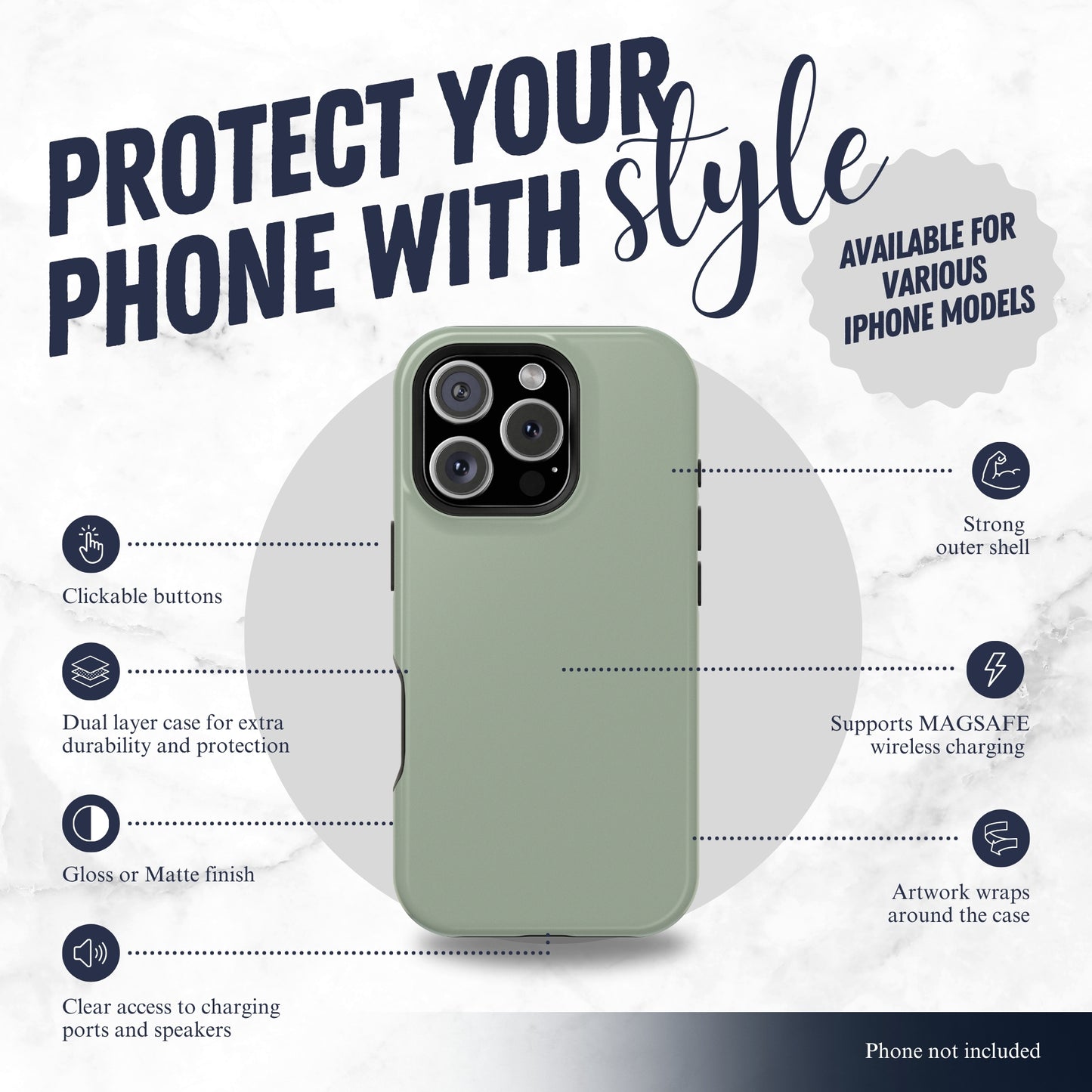 Calm - Magsafe iPhone Case