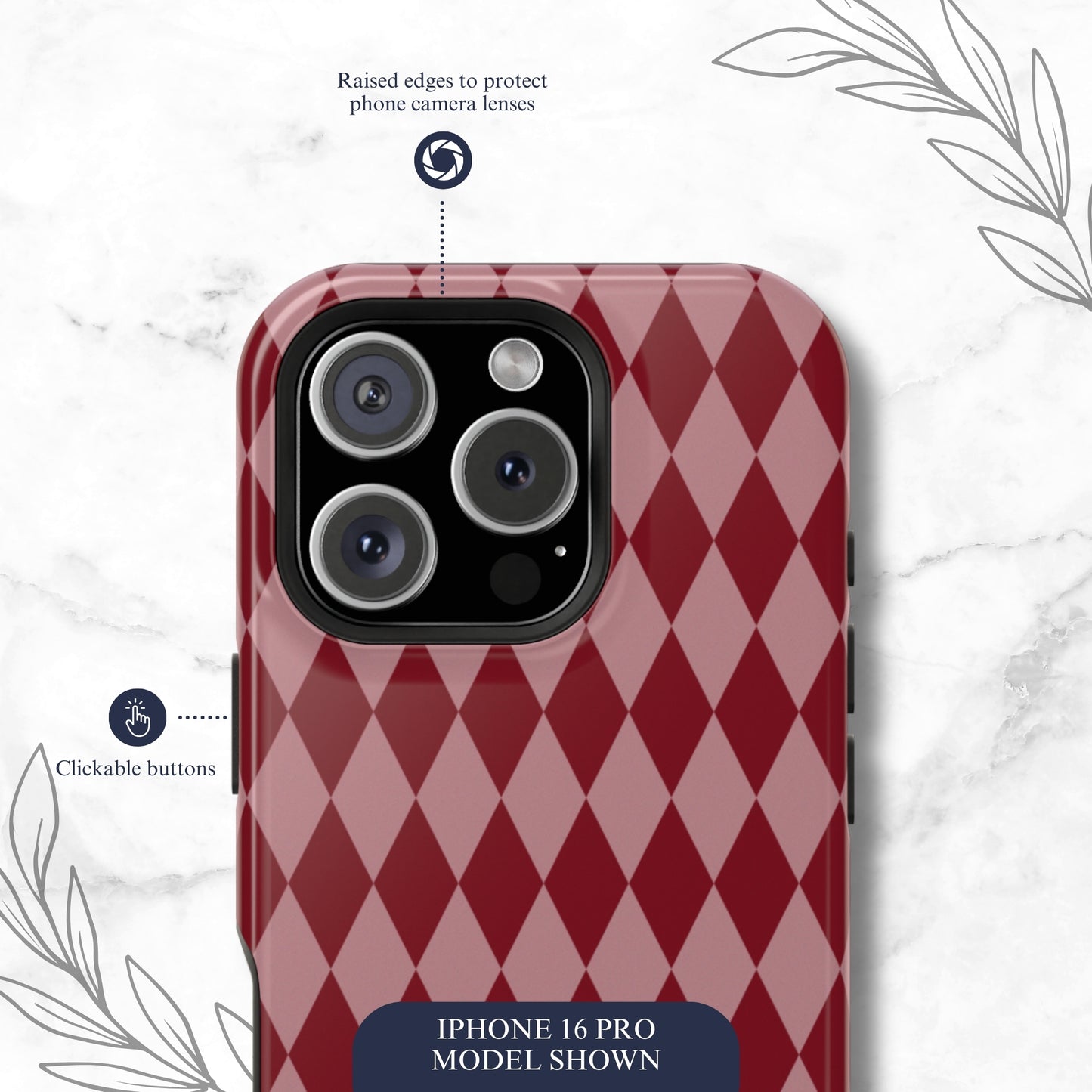 Cherry Jester - Magsafe iPhone Case Phone Case-aesthetic phone case-shockproof phone case-cute phone case-designer phone case-elegant phone case-luxury phone case-phone accessories-fashion accessory