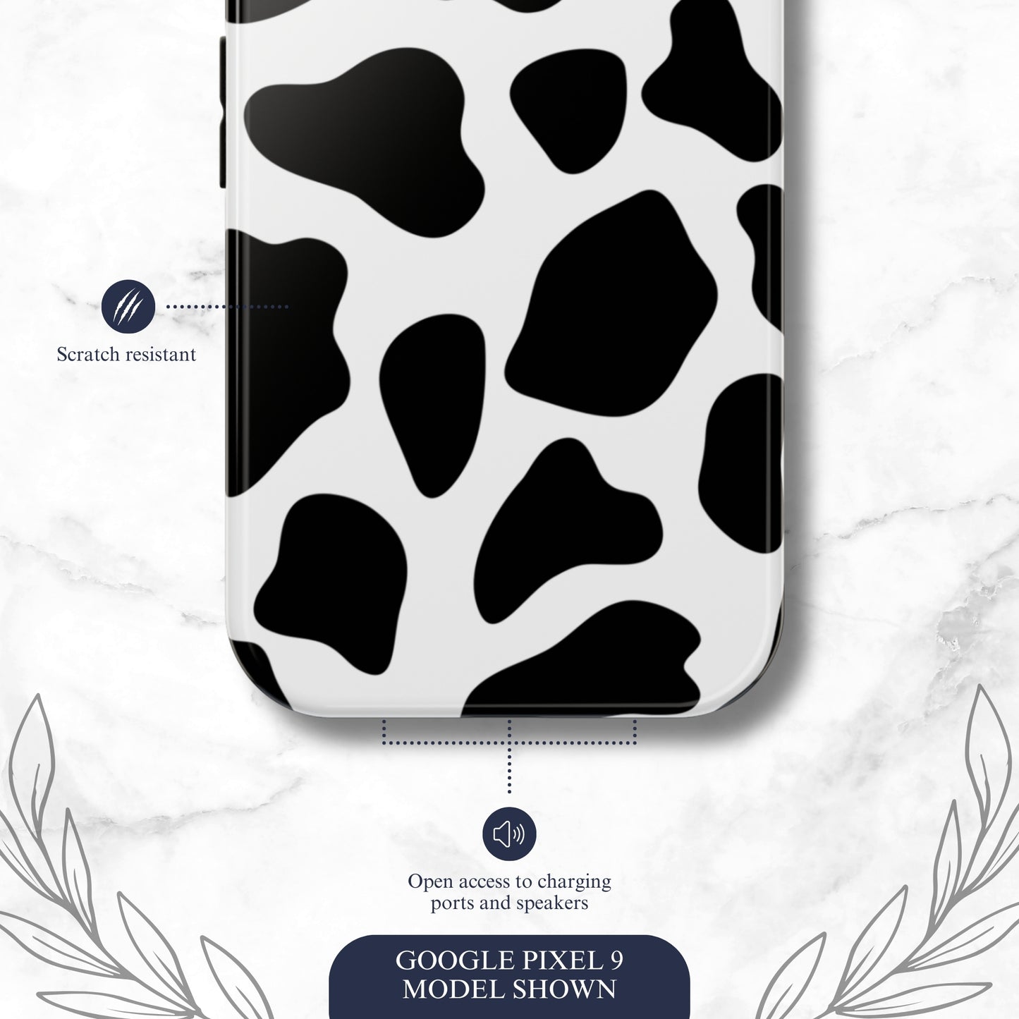 Bovine - Google Pixel Case Phone Case-aesthetic phone case-shockproof phone case-cute phone case-designer phone case-elegant phone case-luxury phone case-phone accessories-fashion accessory