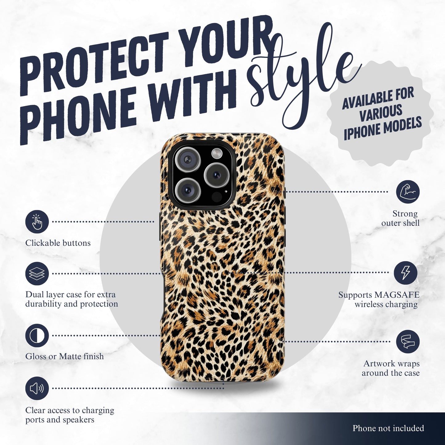 Catwalk - Magsafe iPhone Case Phone Case-aesthetic phone case-shockproof phone case-cute phone case-designer phone case-elegant phone case-luxury phone case-phone accessories-fashion accessory