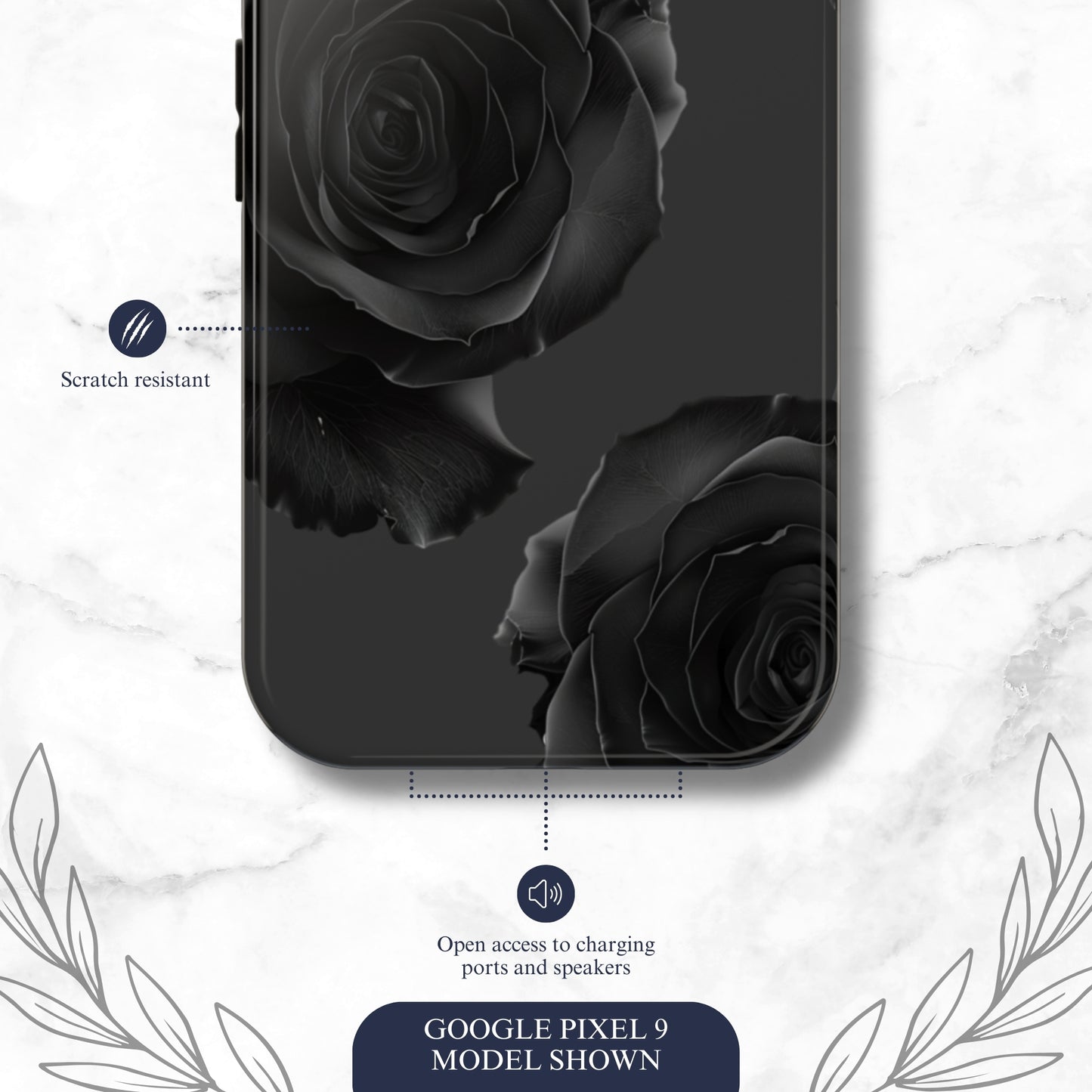 Dark Mystery - Google Pixel Case Phone Case-aesthetic phone case-shockproof phone case-cute phone case-designer phone case-elegant phone case-luxury phone case-phone accessories-fashion accessory