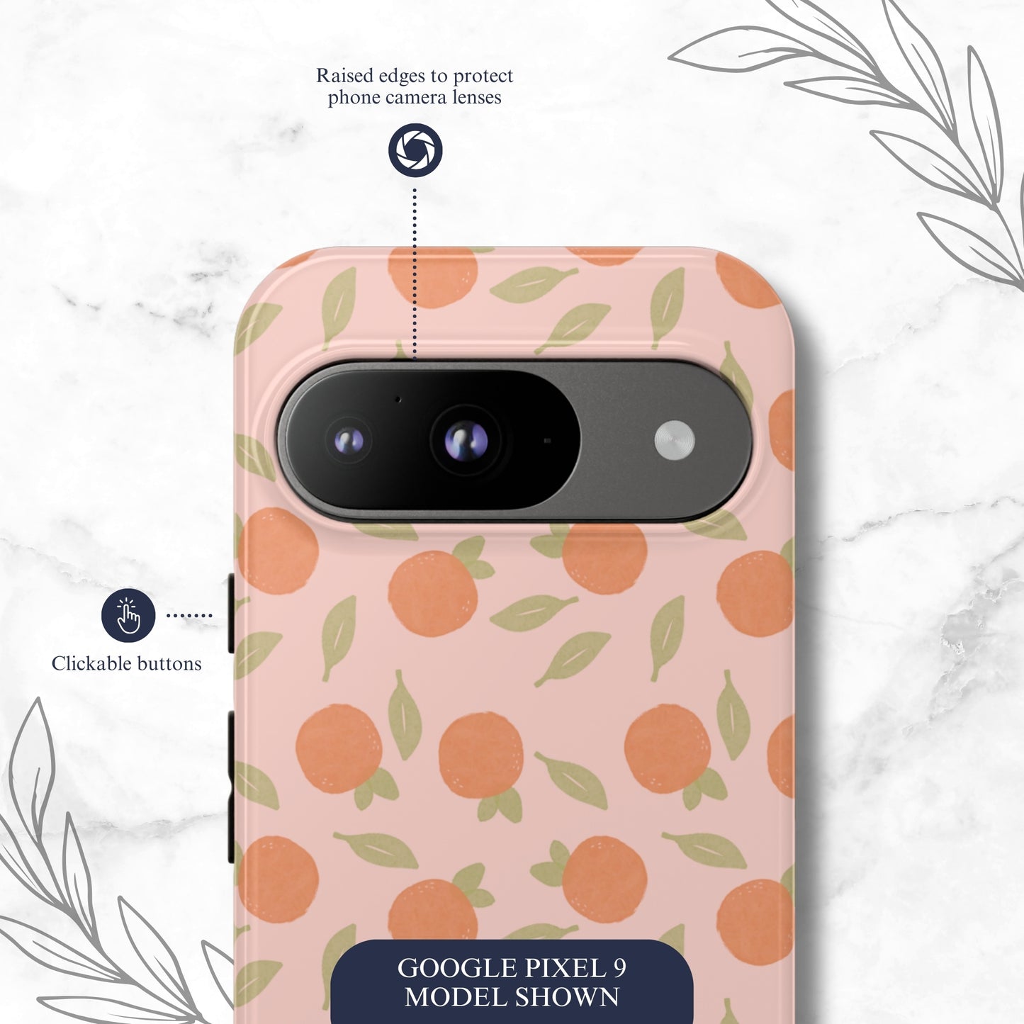 Orange Harvest - Google Pixel Case Phone Case-aesthetic phone case-shockproof phone case-cute phone case-designer phone case-elegant phone case-luxury phone case-phone accessories-fashion accessory